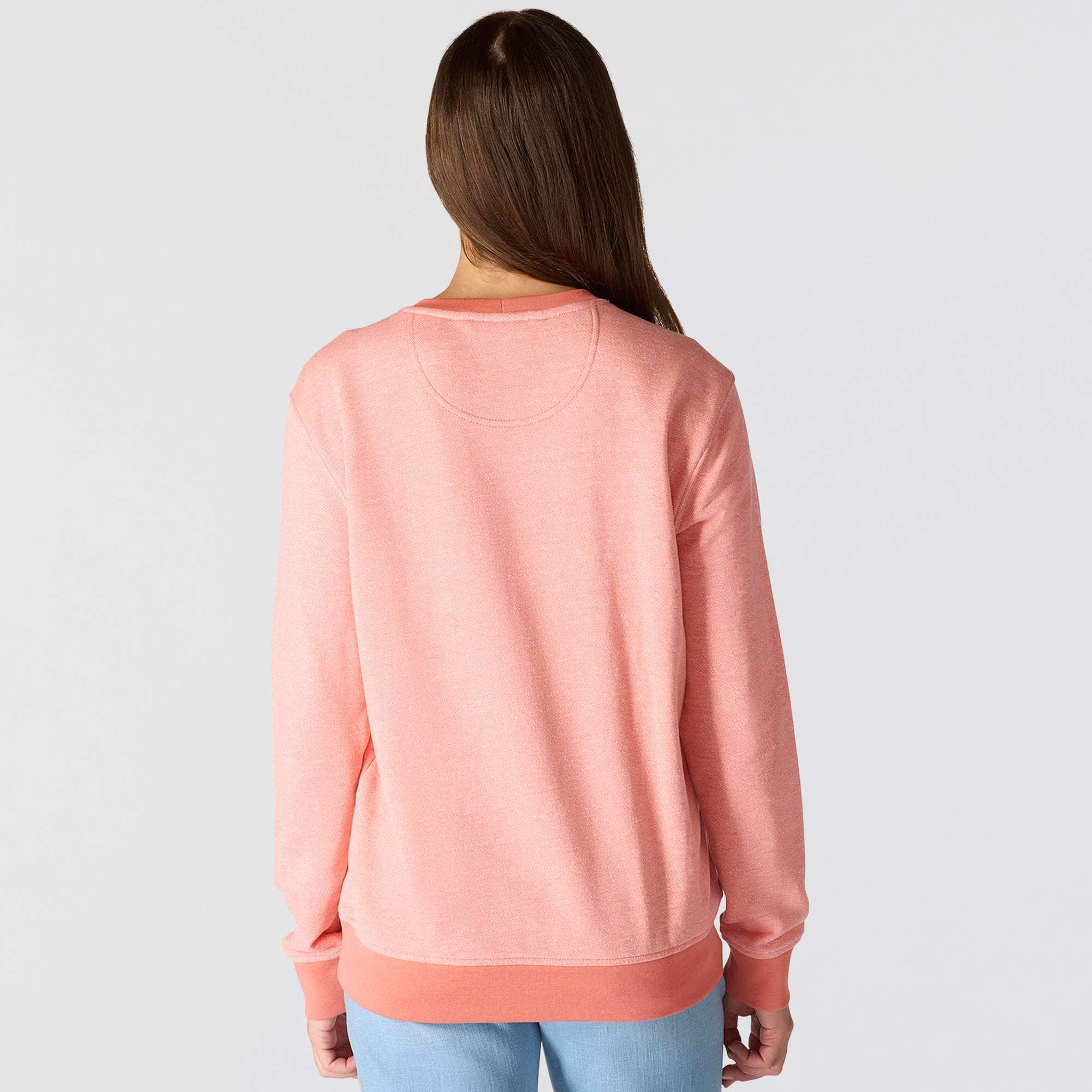 Women's lightweight tencel crewneck sweatshirt