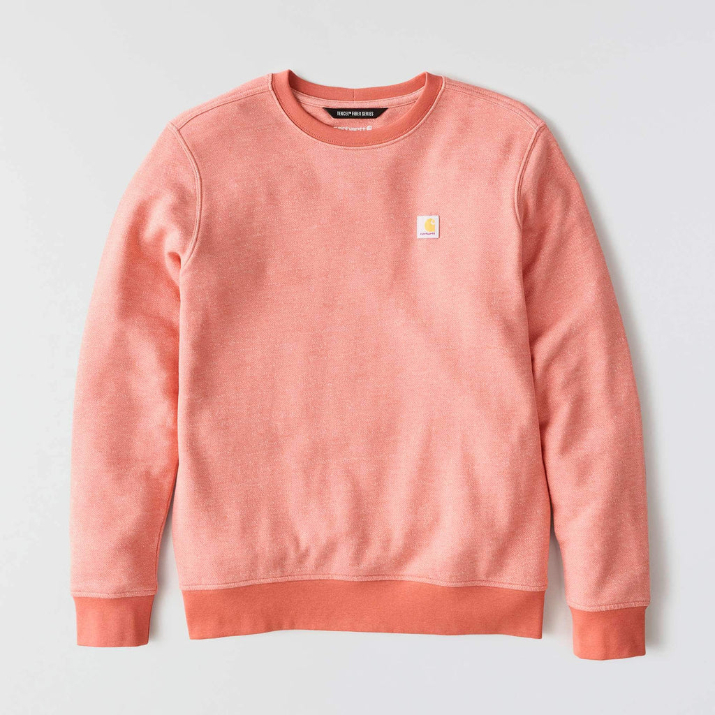 Women's lightweight tencel crewneck sweatshirt