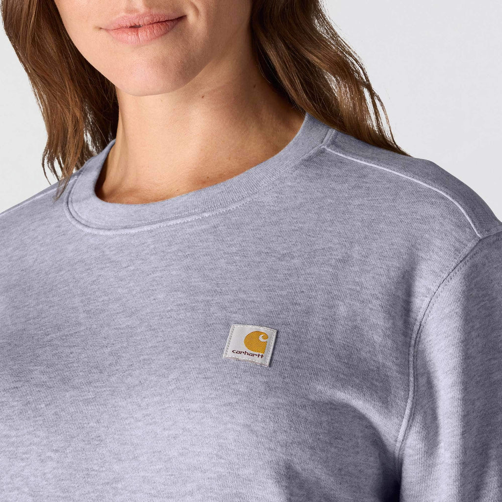 Women's lightweight tencel crewneck sweatshirt