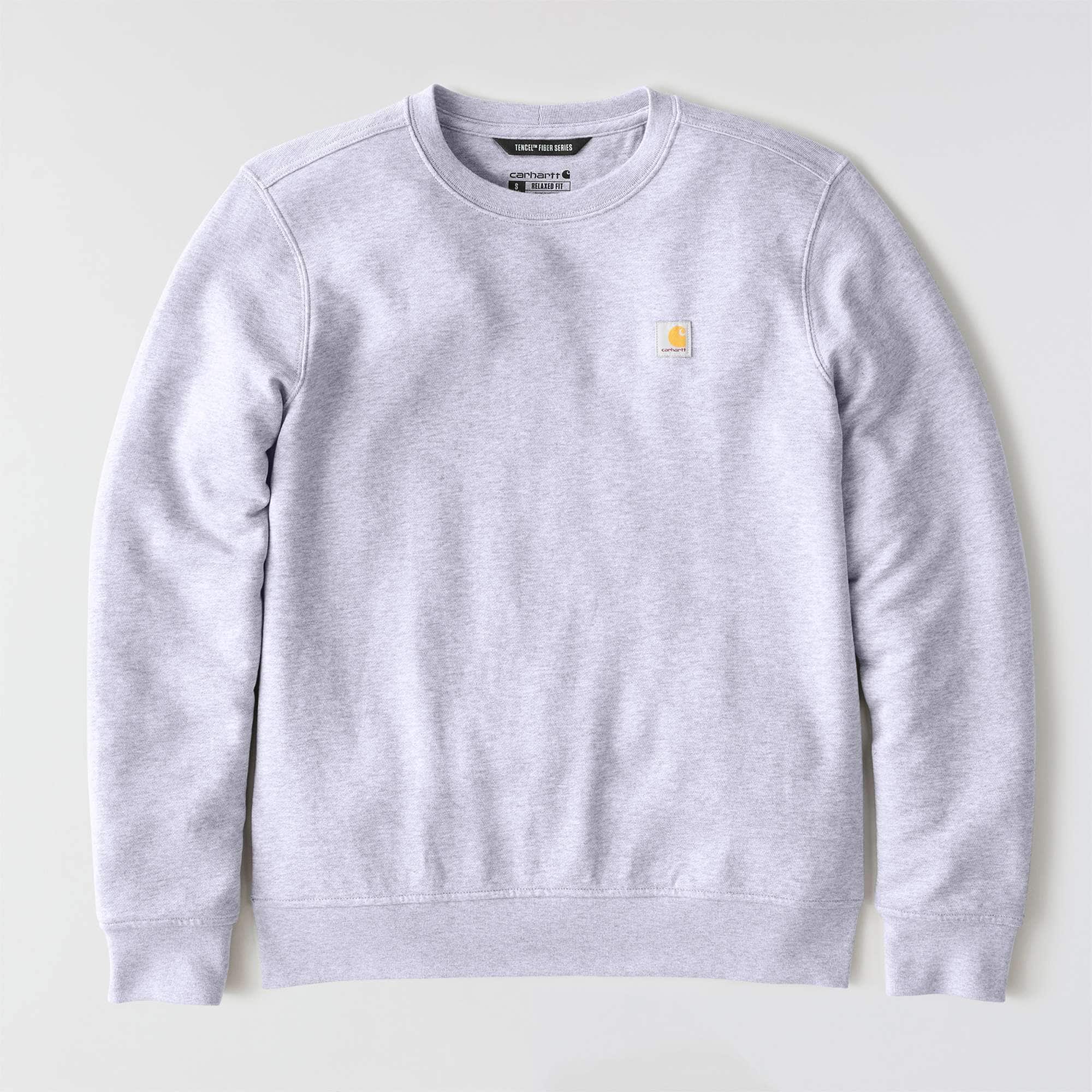 Women's lightweight tencel crewneck sweatshirt
