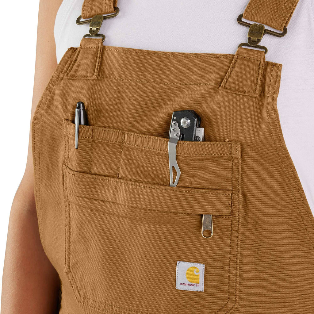Women's ashland canvas shortalls