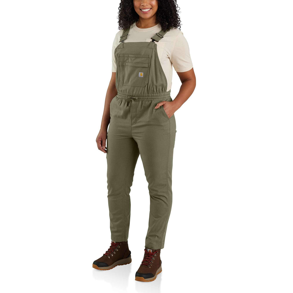 Women's force relaxed fit ripstop overalls - women's work overalls 