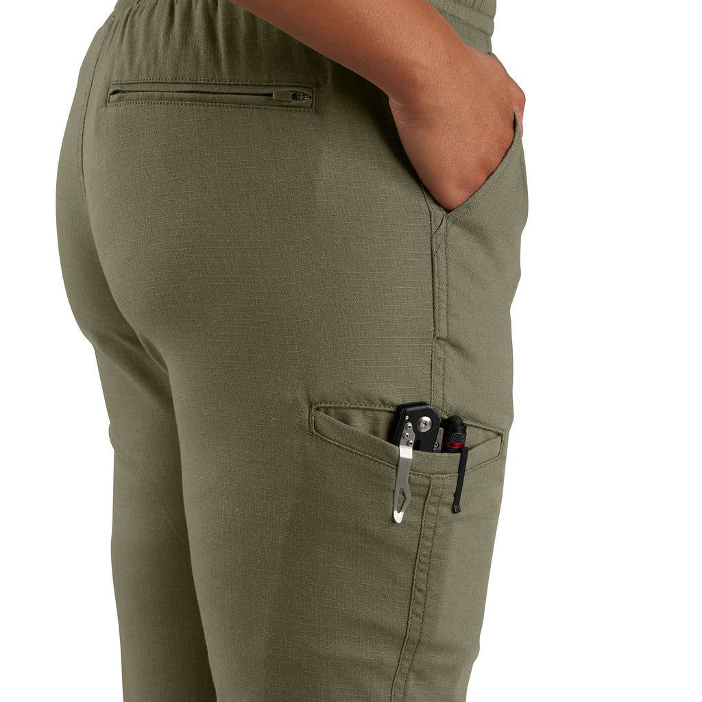 Women's force relaxed fit ripstop overalls - women's work overalls 