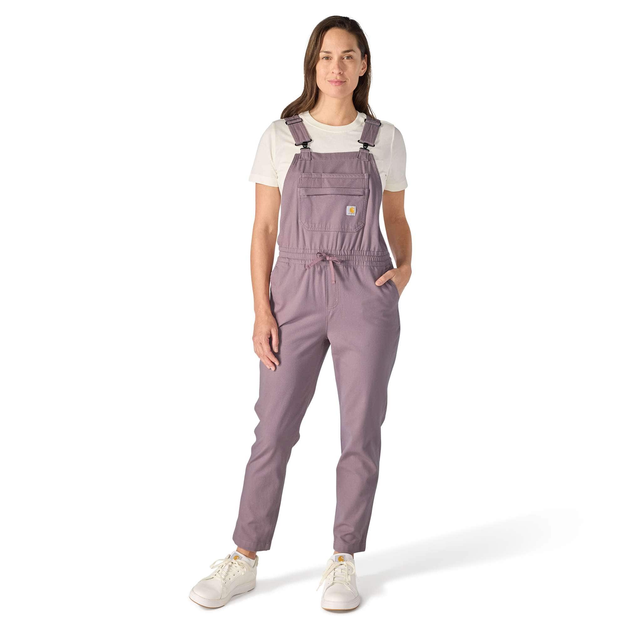Women's force relaxed fit ripstop overalls - women's work overalls 