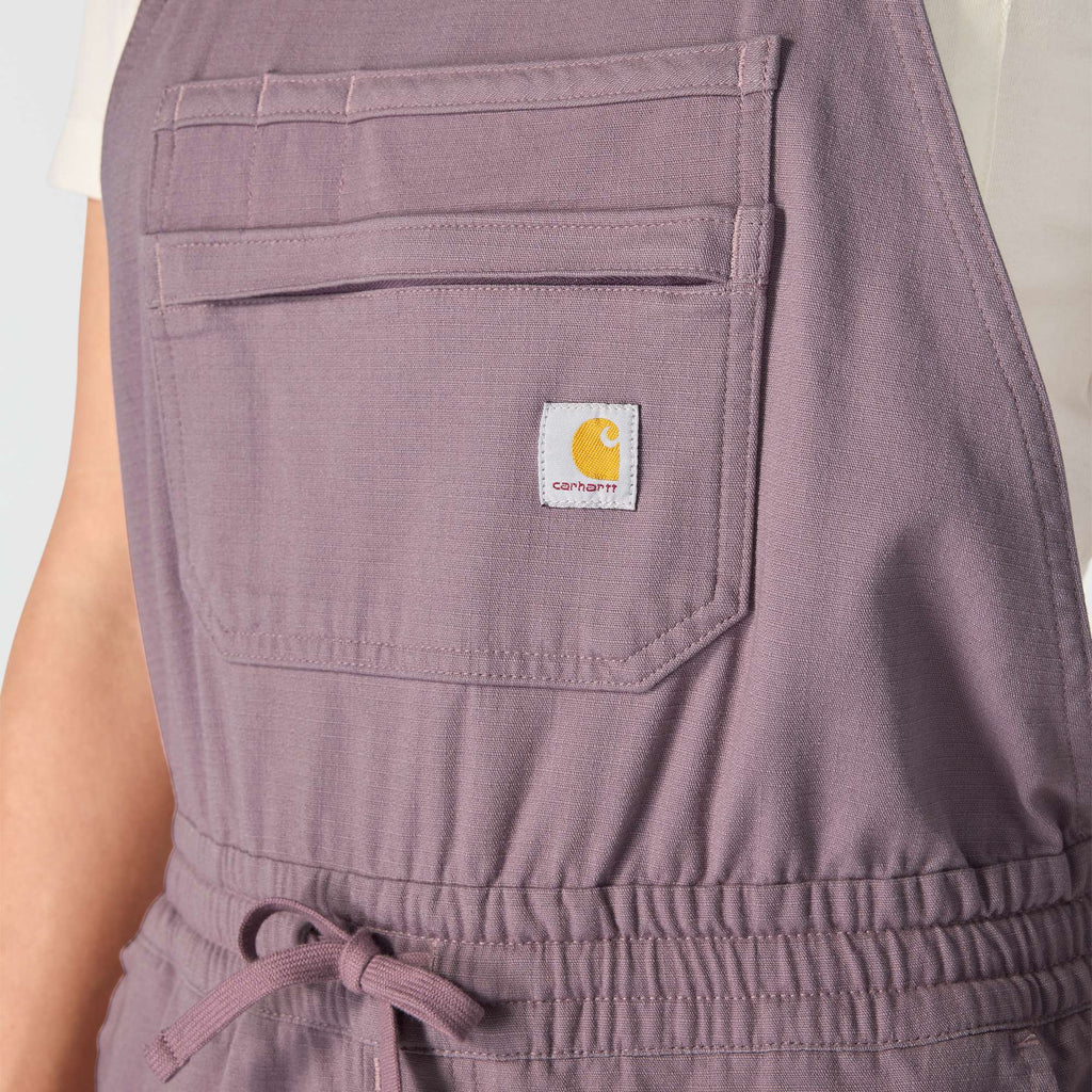 Women's force relaxed fit ripstop overalls - women's work overalls 