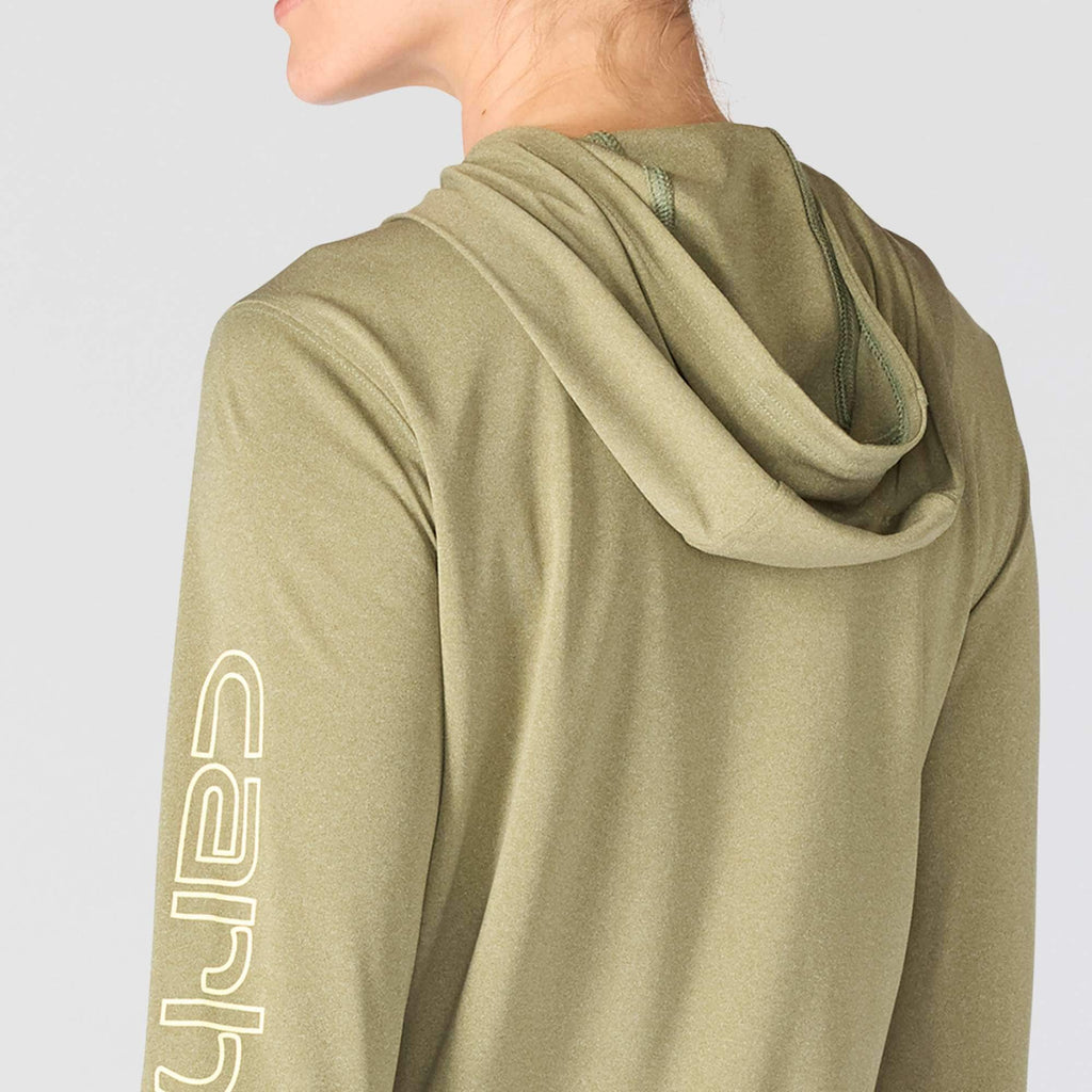 Women's force sun defender upf 50+ moisture wicking hoodie - sun protection hoodies
