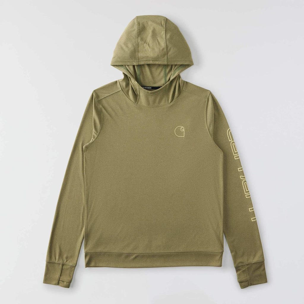 Women's force sun defender upf 50+ moisture wicking hoodie - sun protection hoodies