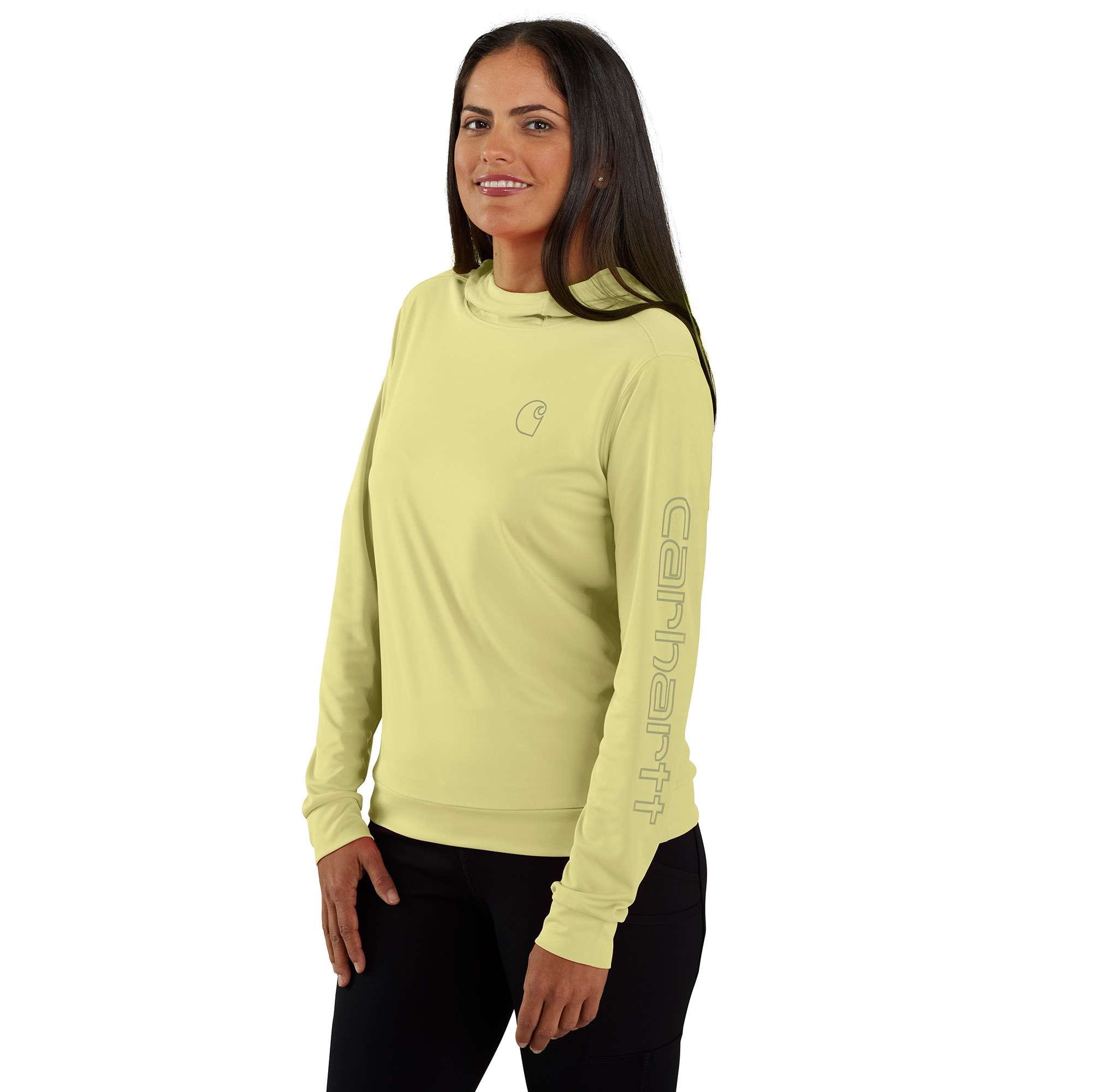 Women's force sun defender upf 50+ moisture wicking hoodie - sun protection hoodies