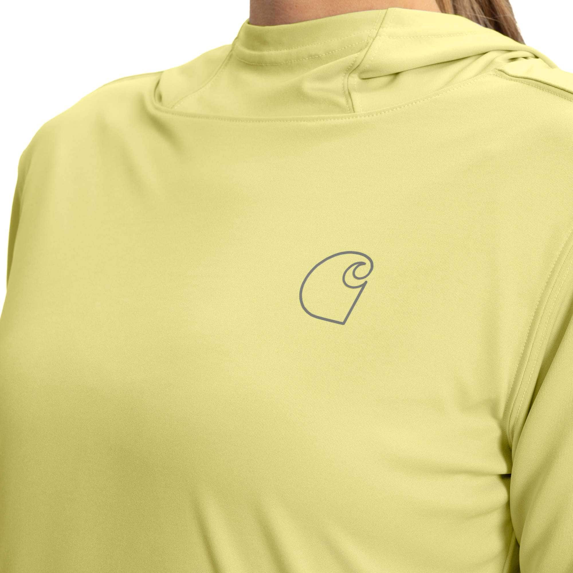 Women's force sun defender upf 50+ moisture wicking hoodie - sun protection hoodies