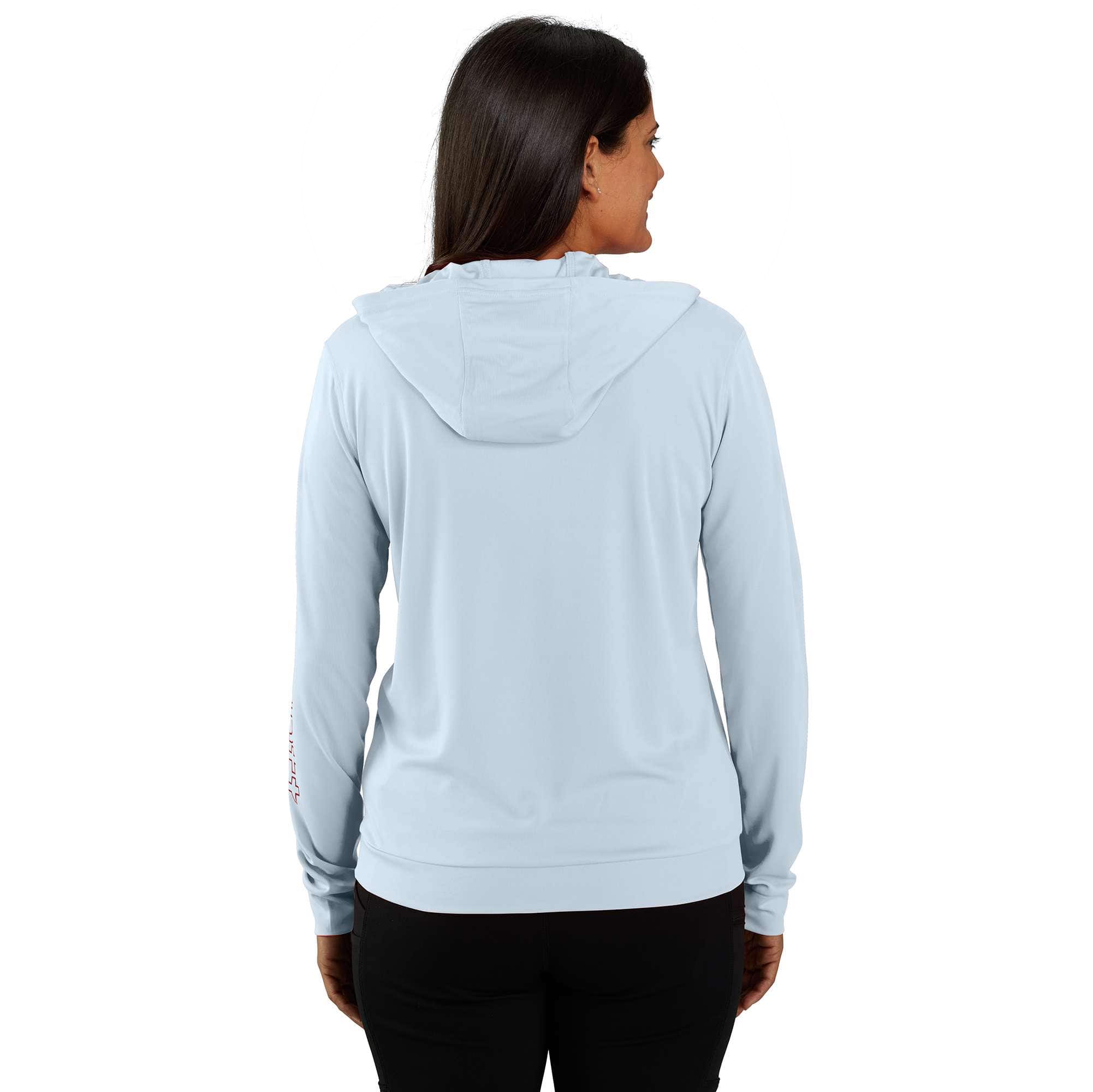Women's force sun defender upf 50+ moisture wicking hoodie - sun protection hoodies
