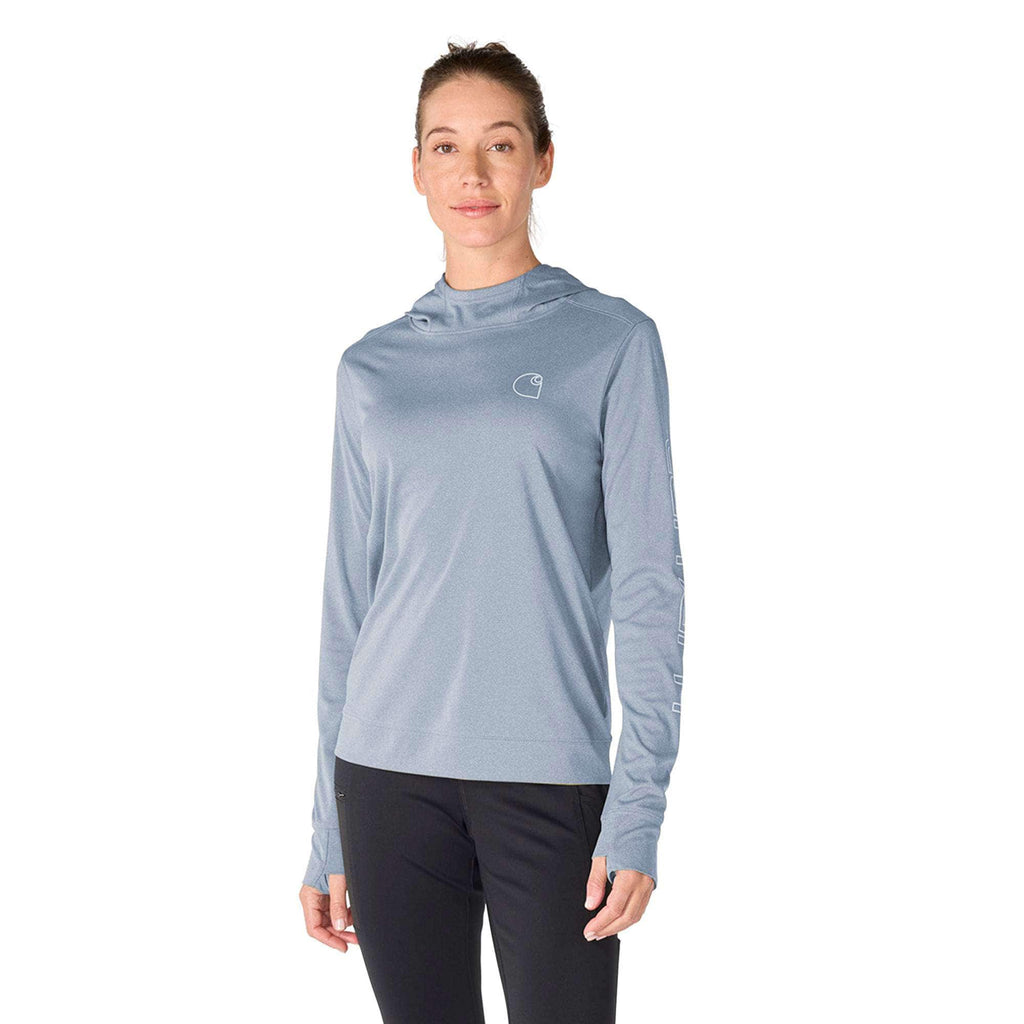 Women's force sun defender upf 50+ moisture wicking hoodie - sun protection hoodies