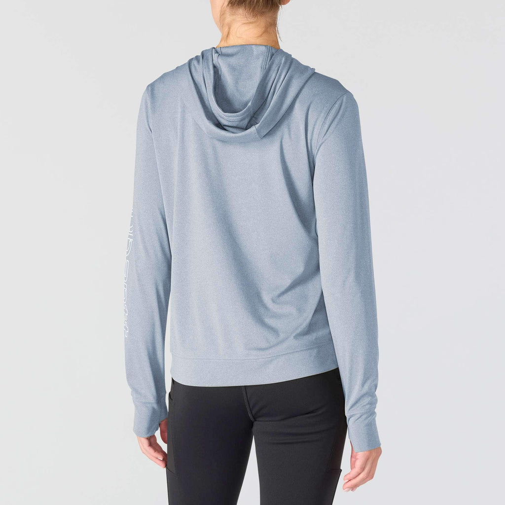 Women's force sun defender upf 50+ moisture wicking hoodie - sun protection hoodies
