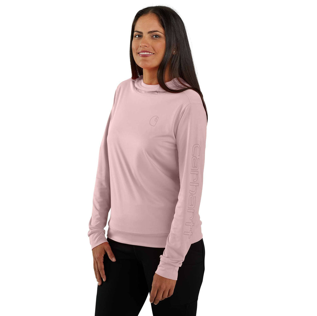 Women's force sun defender upf 50+ moisture wicking hoodie - sun protection hoodies