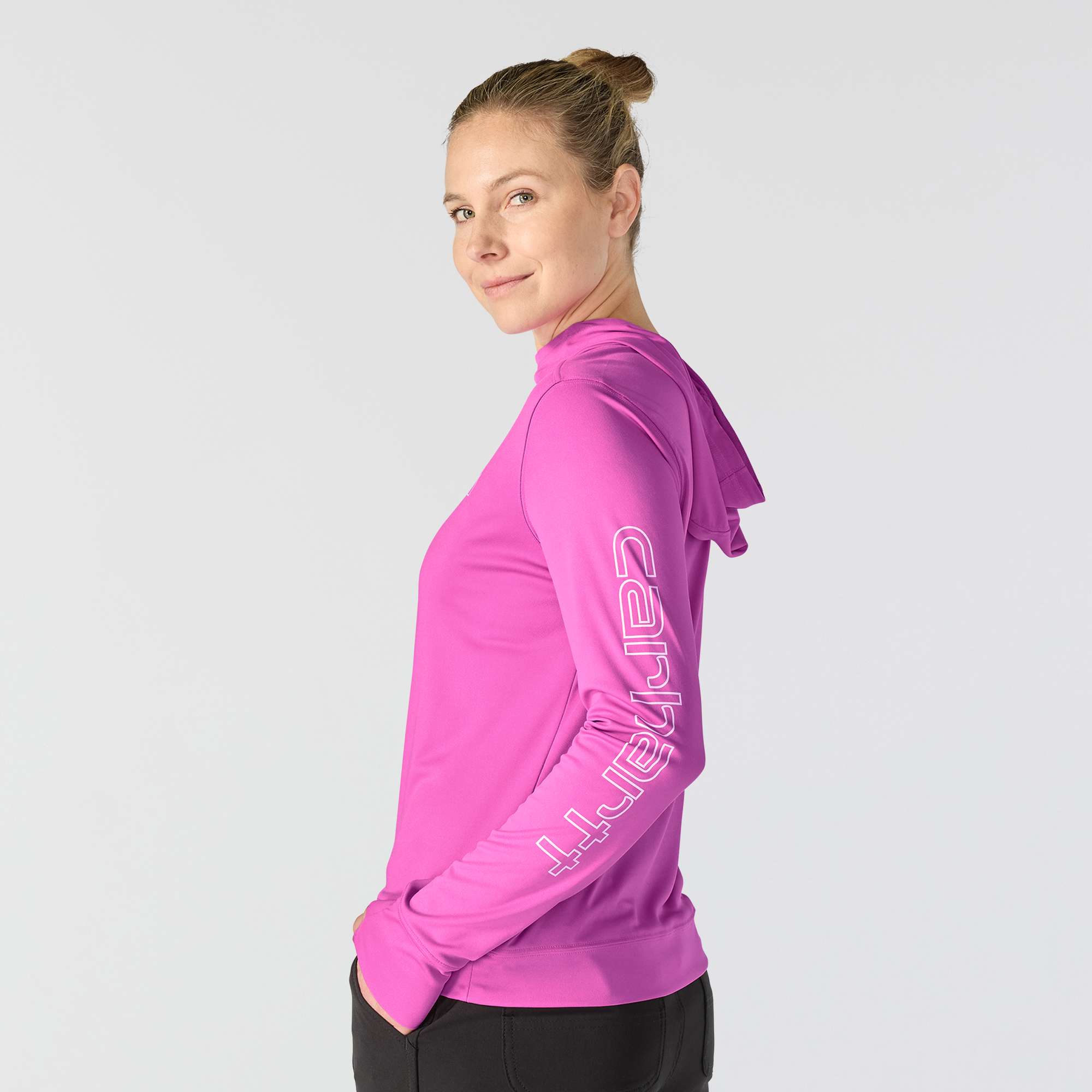 Women's force sun defender upf 50+ moisture wicking hoodie - sun protection hoodies