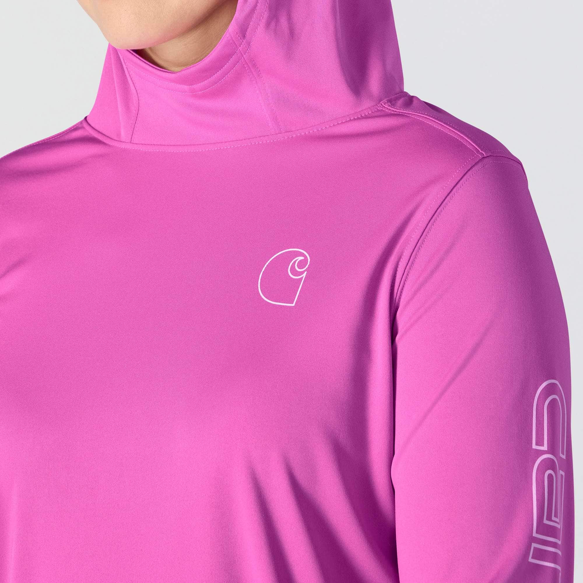 Women's force sun defender upf 50+ moisture wicking hoodie - sun protection hoodies
