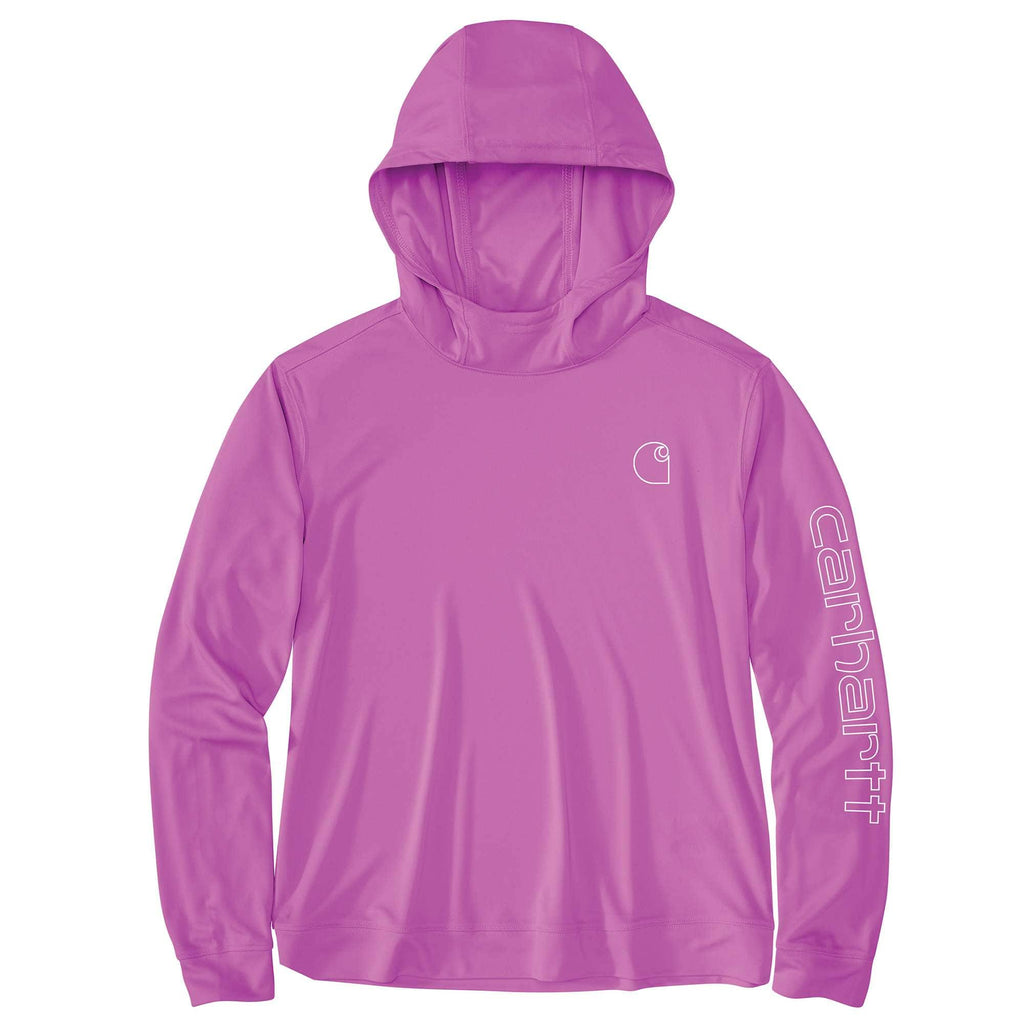 Women's force sun defender upf 50+ moisture wicking hoodie - sun protection hoodies