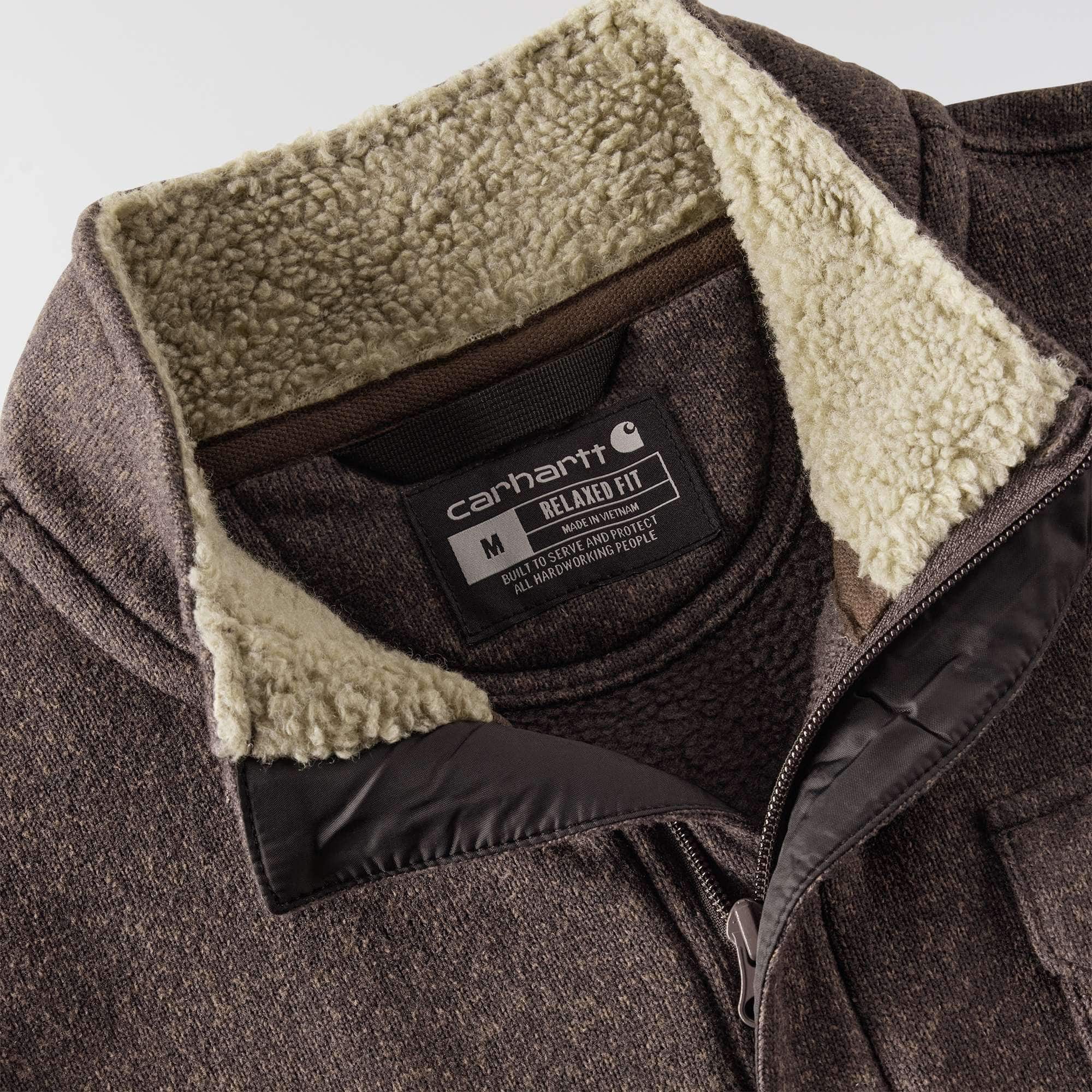Men's relaxed fit quarter zip fleece pullover