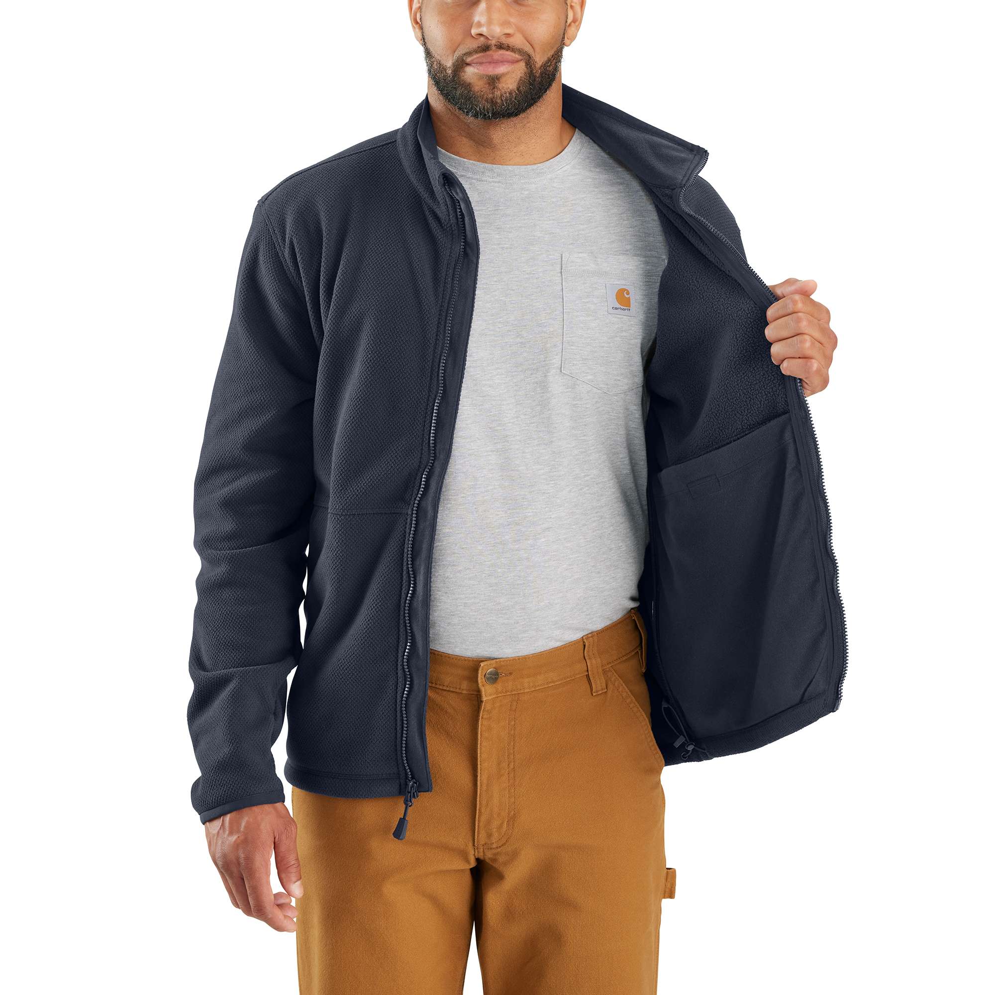 Men's edmonton full zip fleece jacket 
