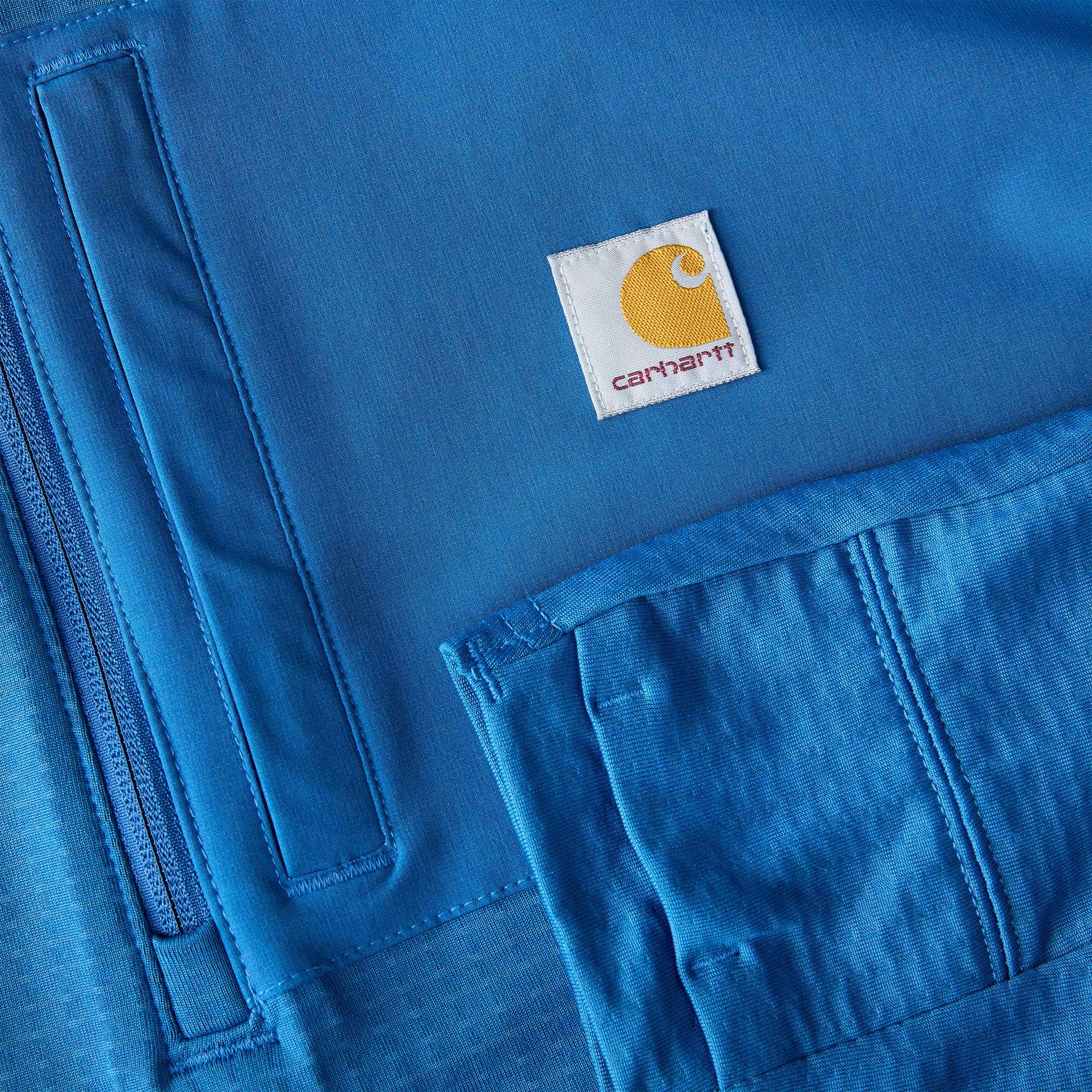 Men's force fleece-lined moisture wicking half zip pullover