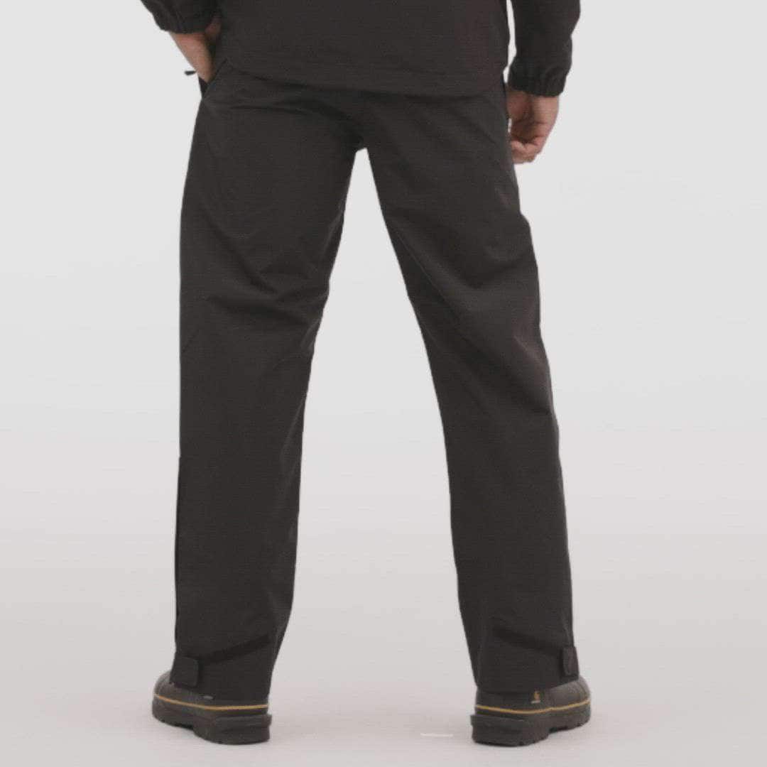 Men's monterey lightweight packable waterproof rain pants: storm defender pants