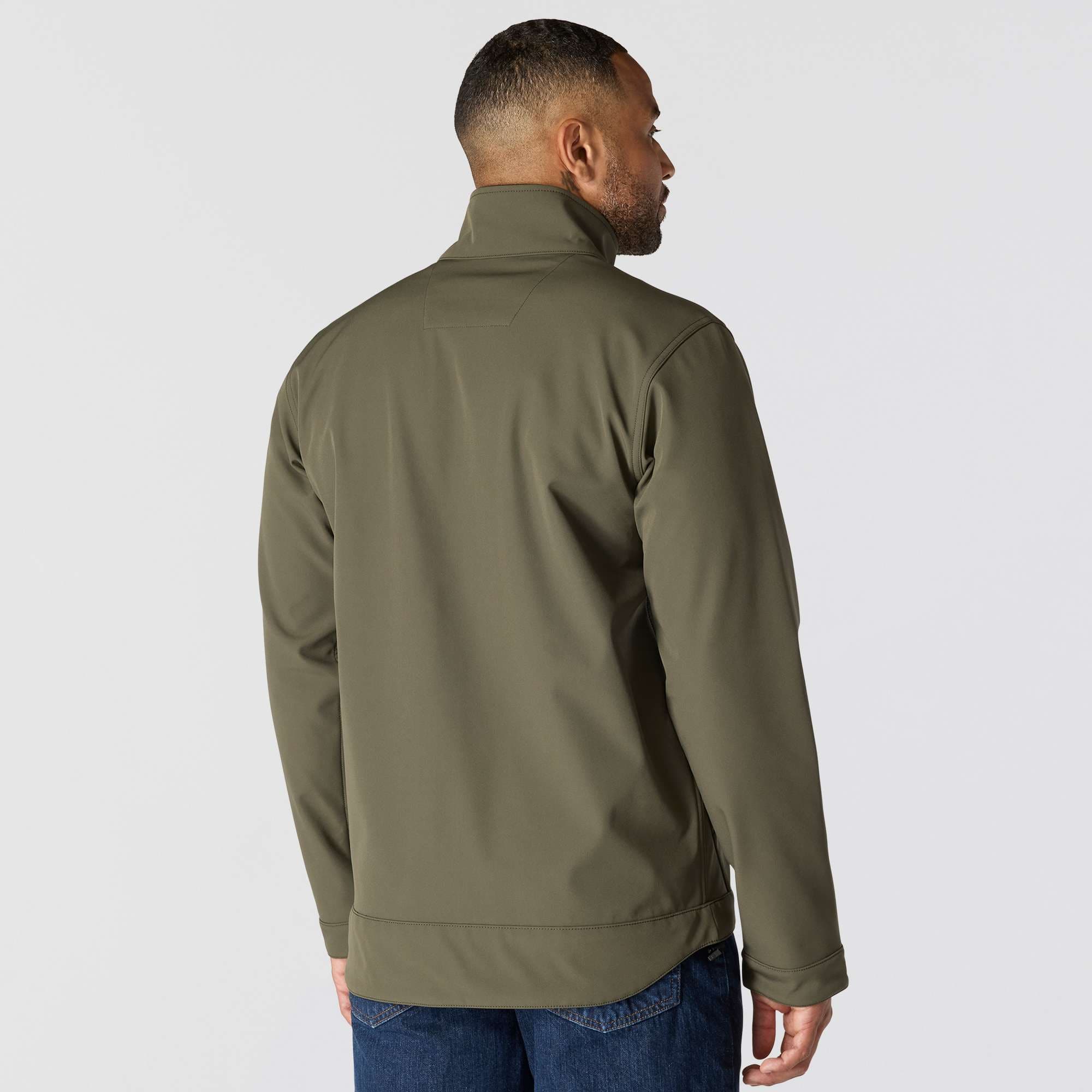 Men's galesburg water resistant softshell jacket - rain defender jackets