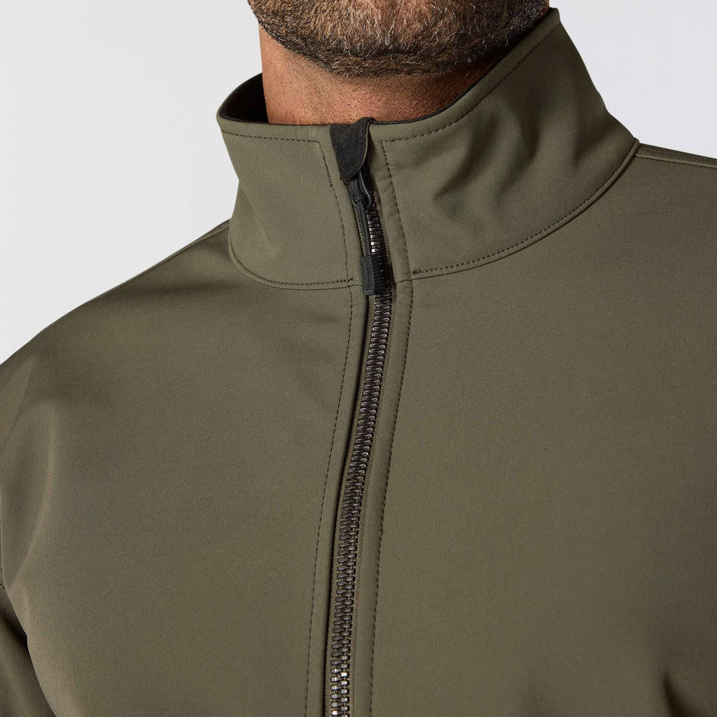 Men's galesburg water resistant softshell jacket - rain defender jackets