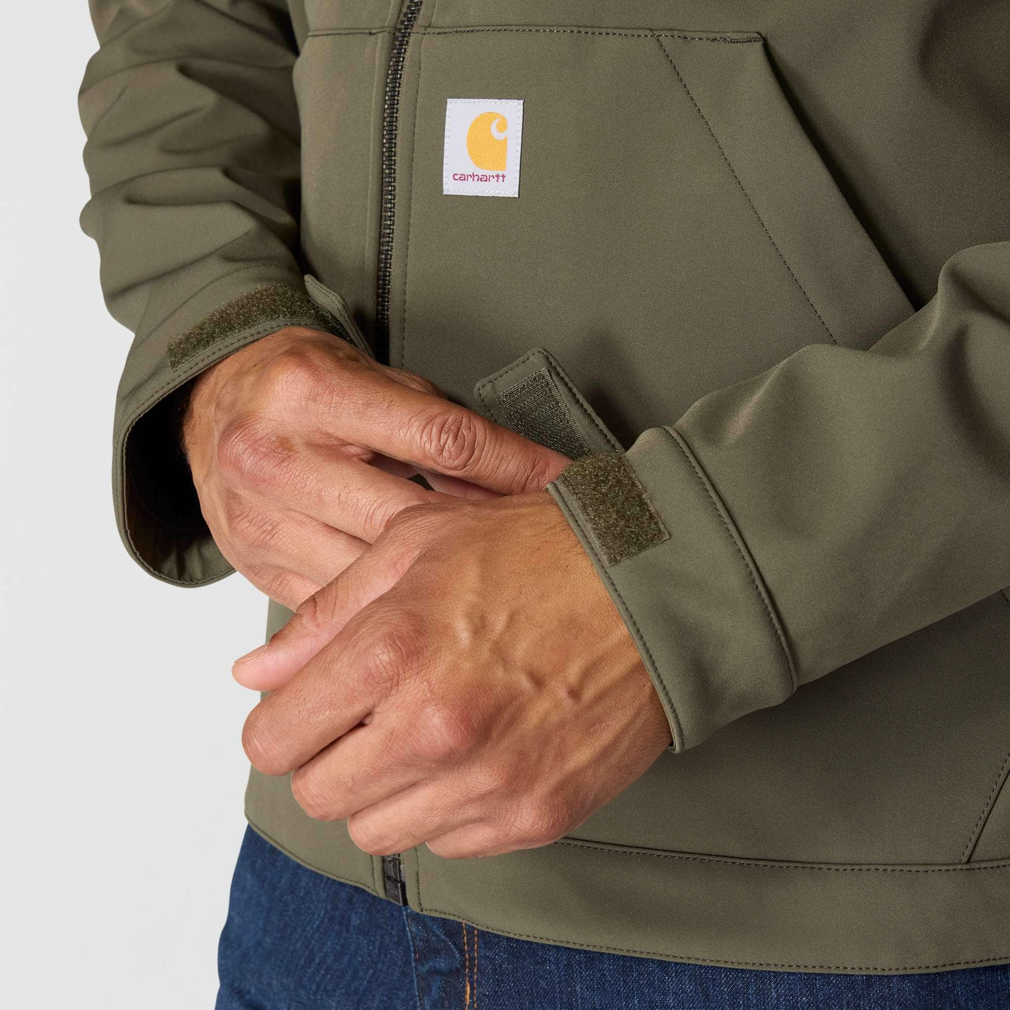 Men's galesburg water resistant softshell jacket - rain defender jackets