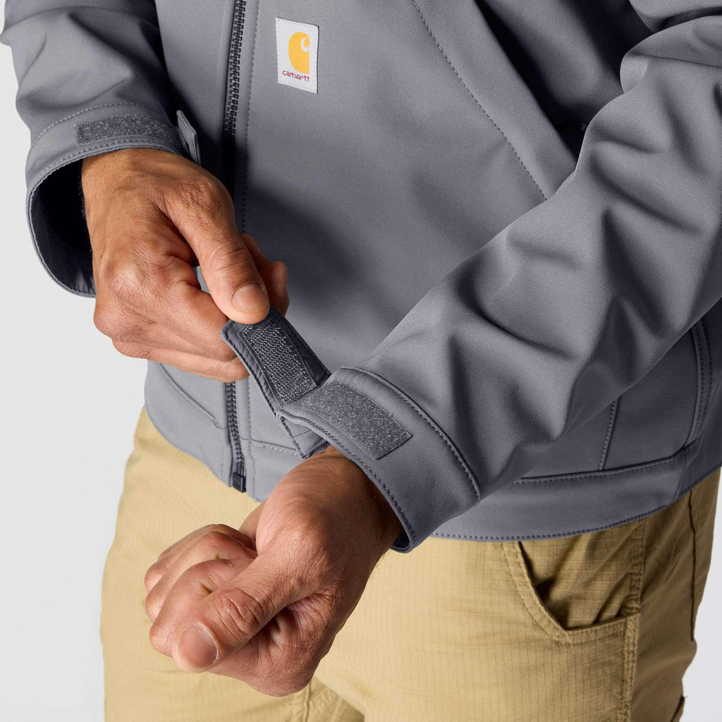 Men's galesburg water resistant softshell jacket - rain defender jackets