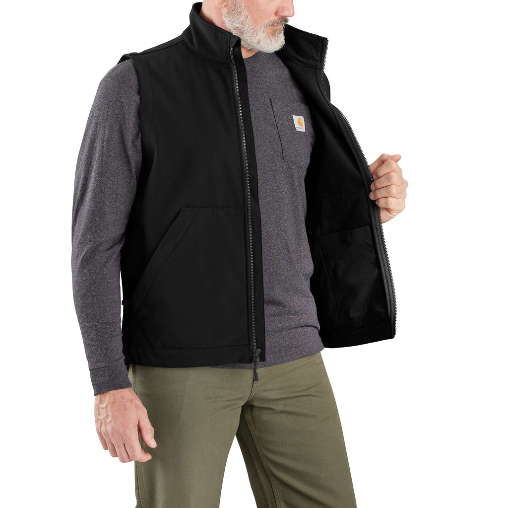Men's galesburg water resistant softshell vest- rain defender vests