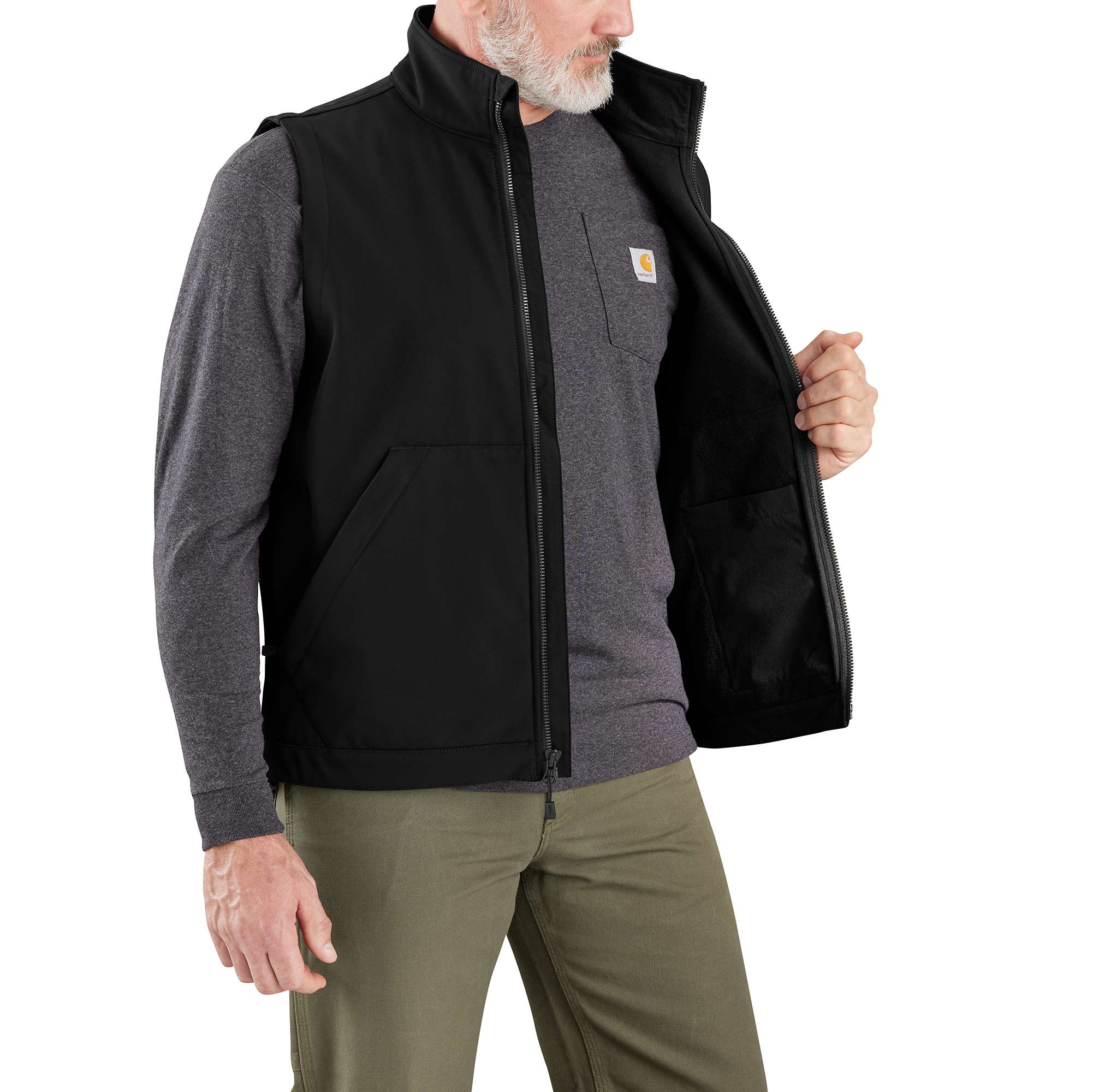 Men's galesburg water resistant softshell vest- rain defender vests