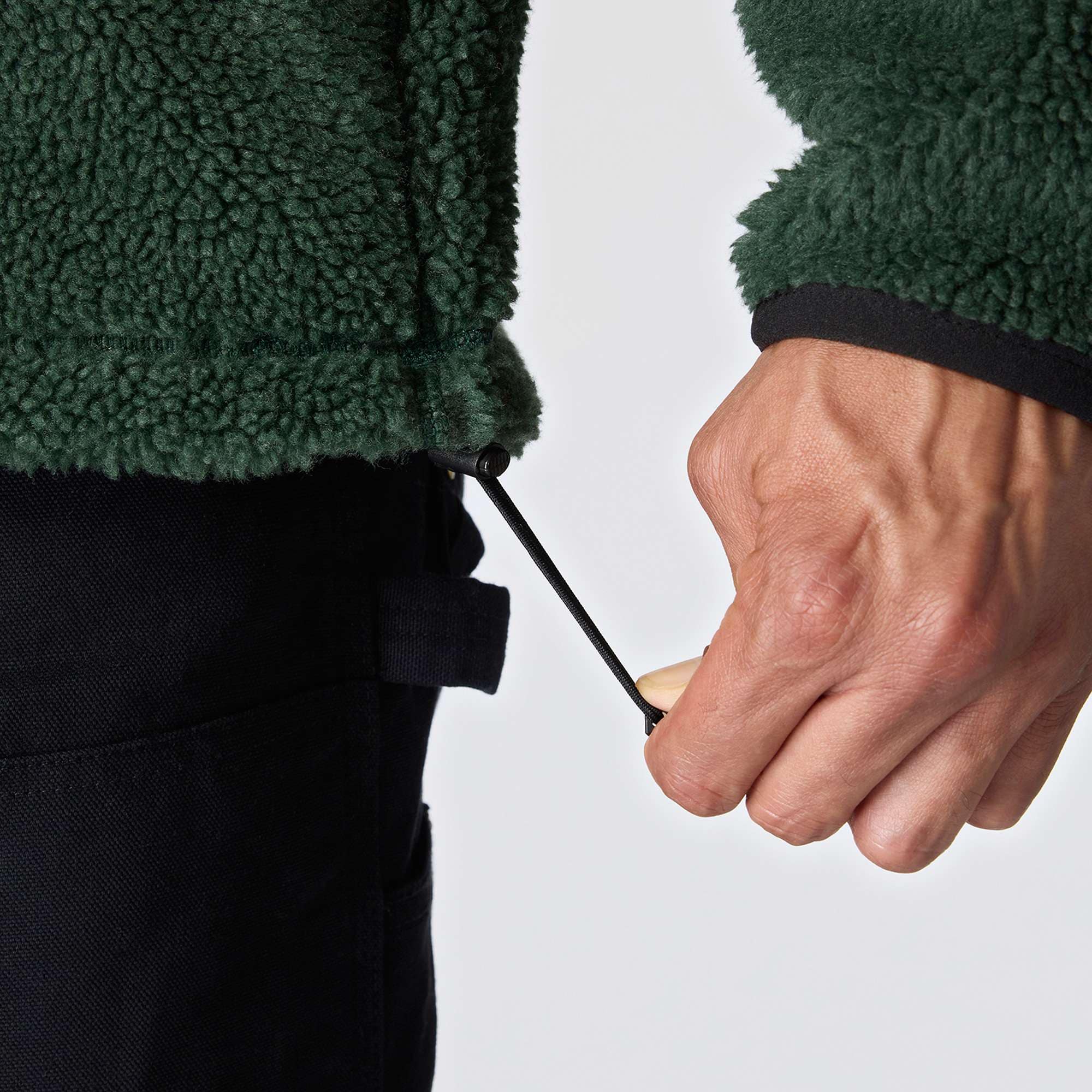 Loose fit fleece pullover - 2 warmer rating