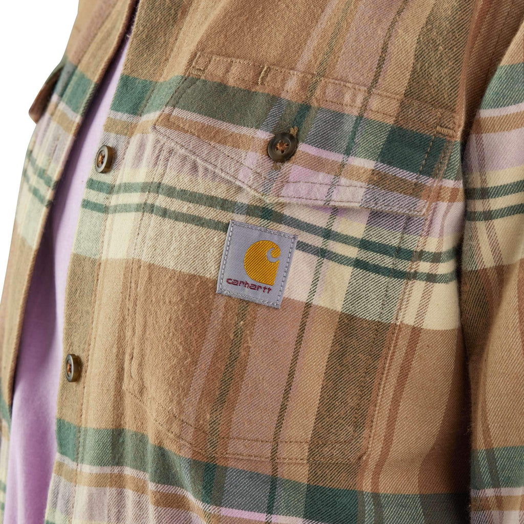 Women's tencel™ fiber series relaxed fit long-sleeve flannel shirt
