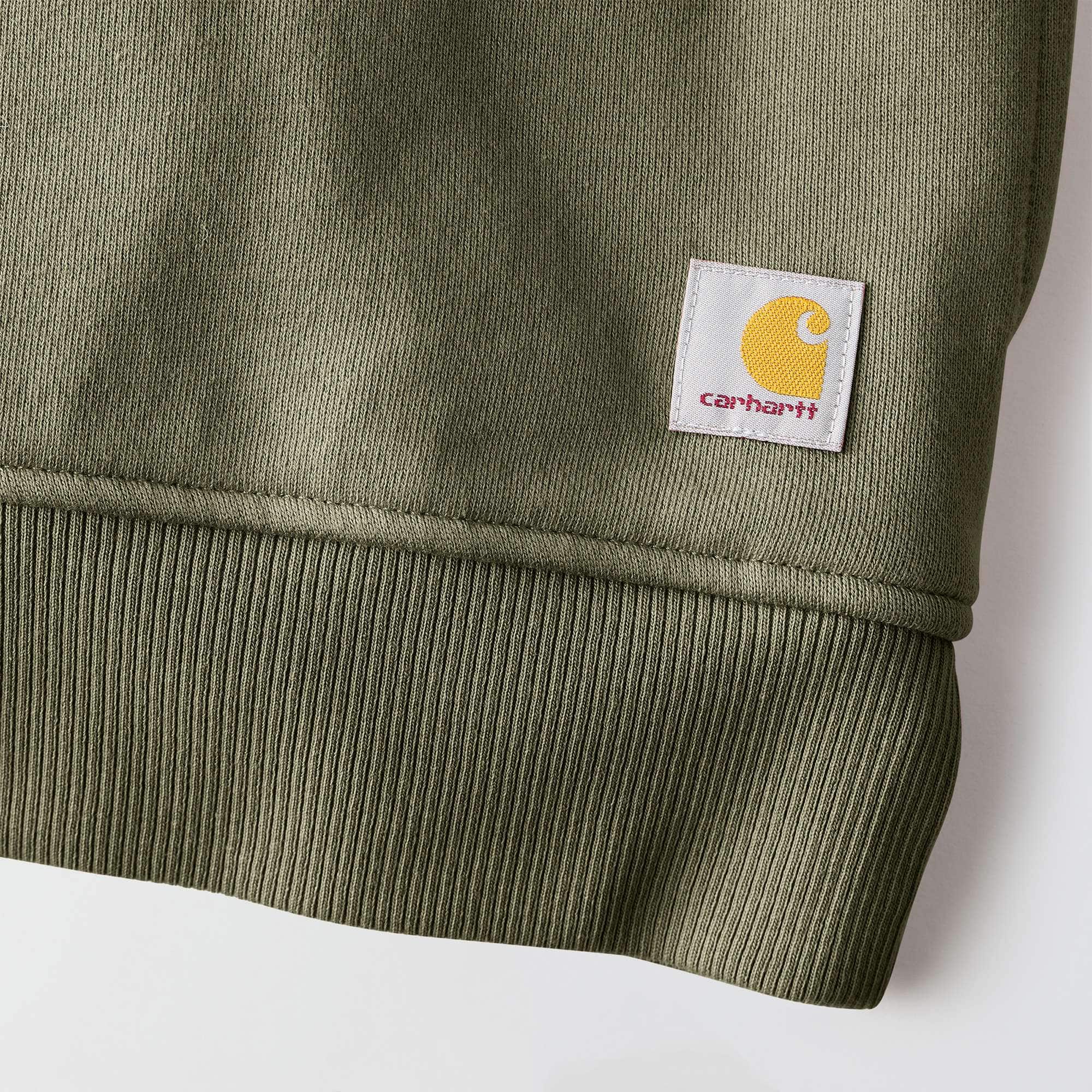Women's lightweight tencel half-zip pullover sweatshirt