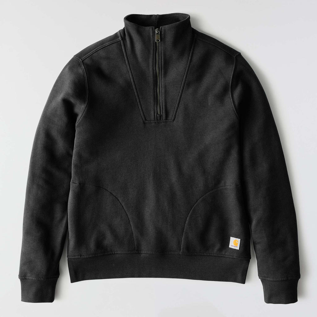Women's lightweight tencel half-zip pullover sweatshirt