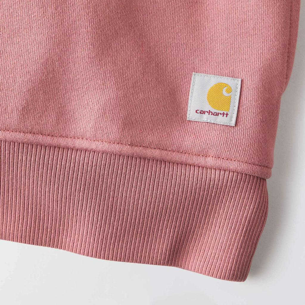 Women's lightweight tencel half-zip pullover sweatshirt