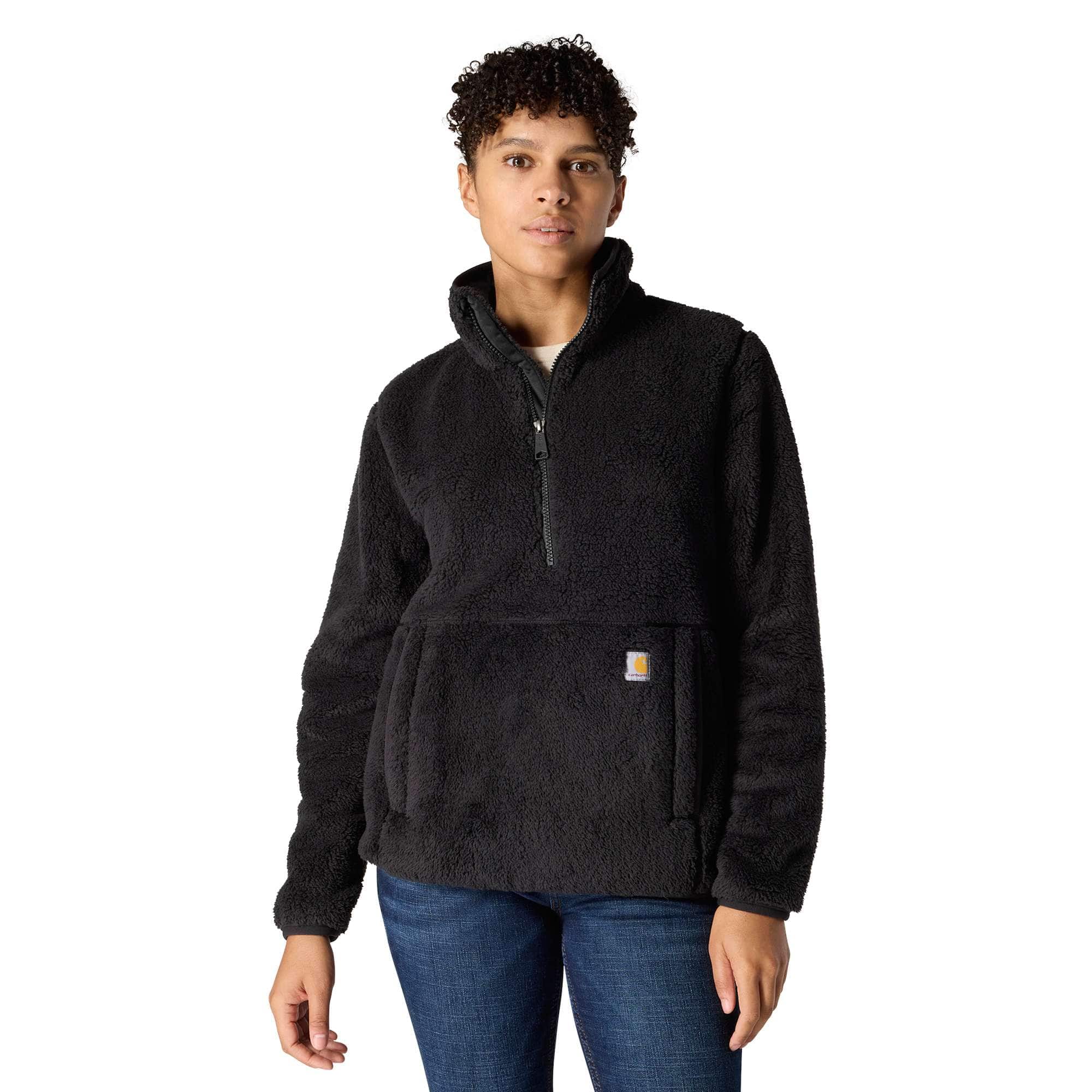 Women's loose fit fleece pullover