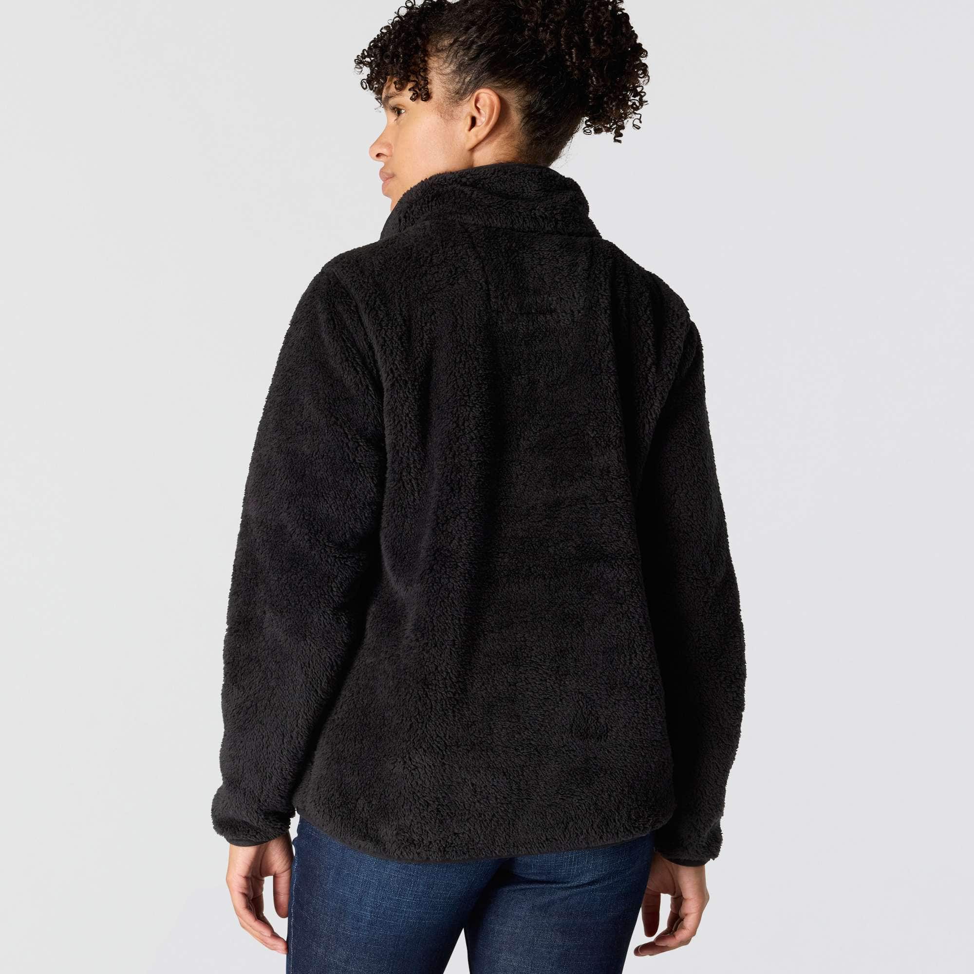 Women's loose fit fleece pullover