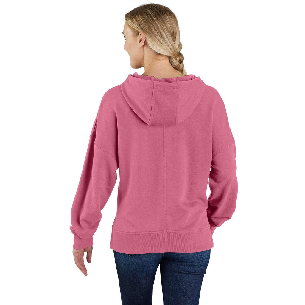Women's lightweight tencel loose fit logo graphic hoodie