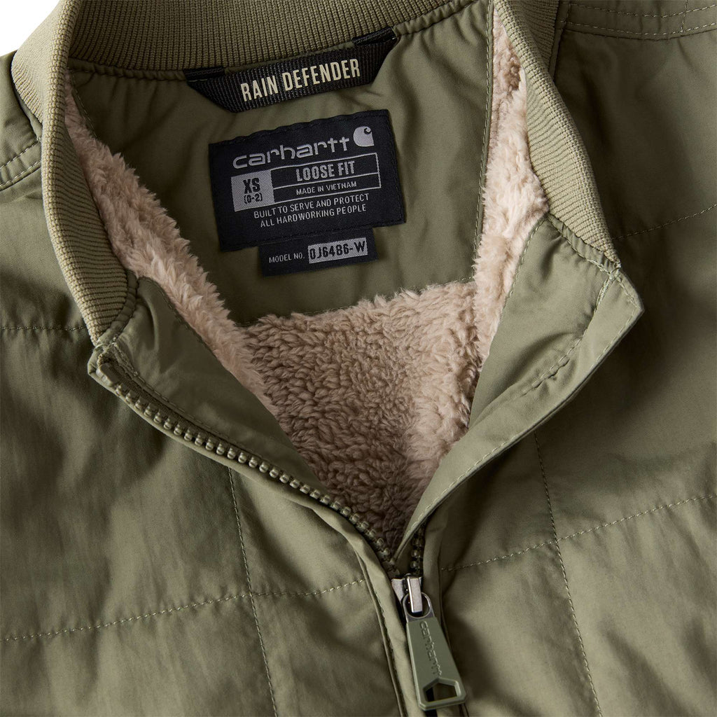 Women's rockford lightweight sherpa-lined insulated water resistant jacket - rain defender jacket