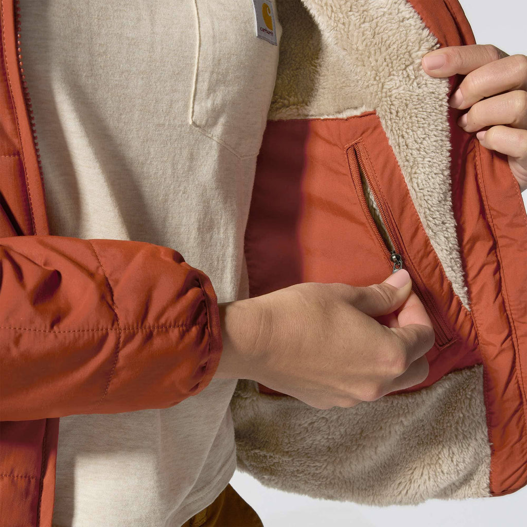 Women's rockford lightweight sherpa-lined insulated water resistant jacket - rain defender jacket