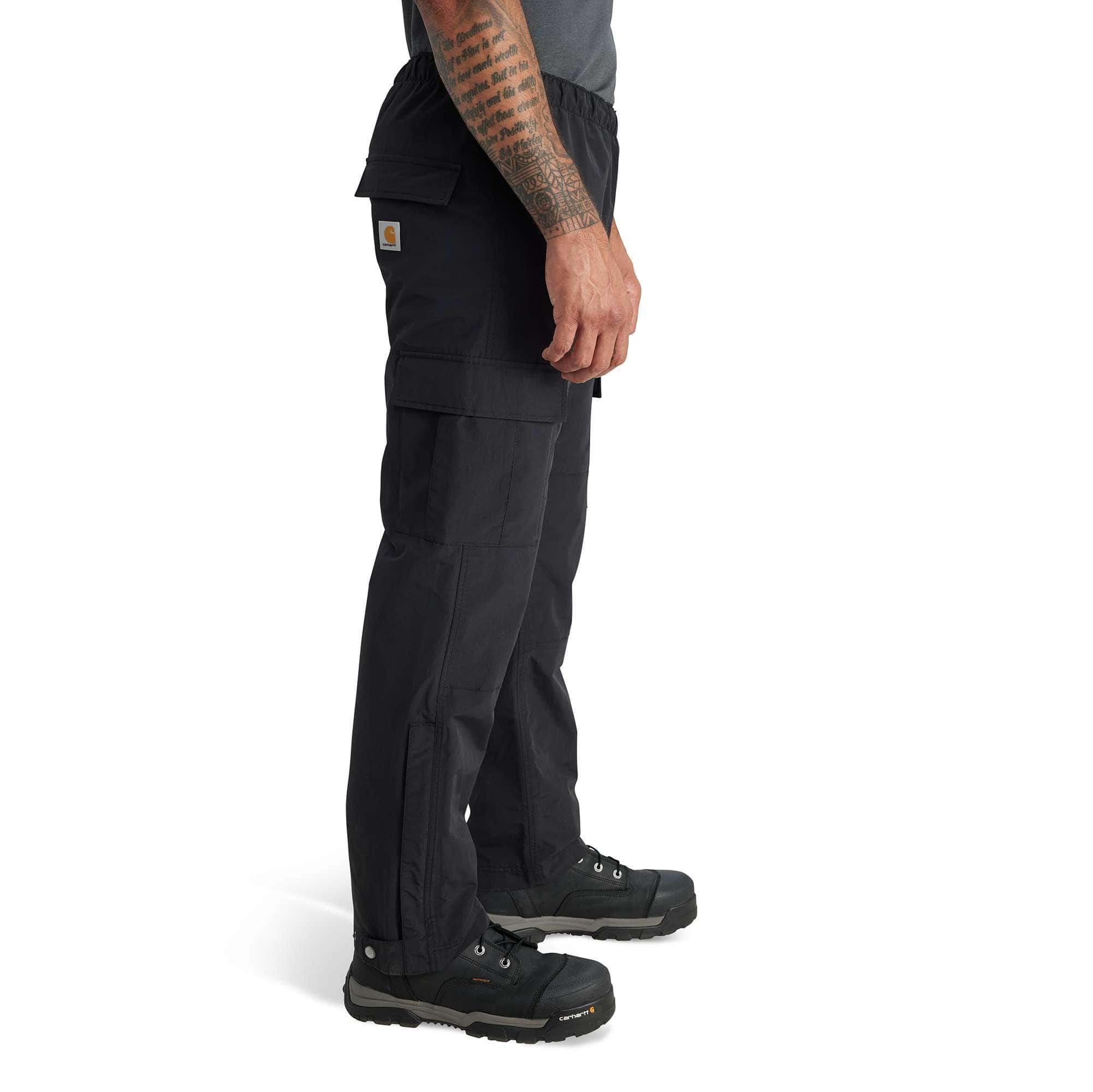 Men's bayou relaxed fit lightweight waterproof rain pants: storm defender pants
