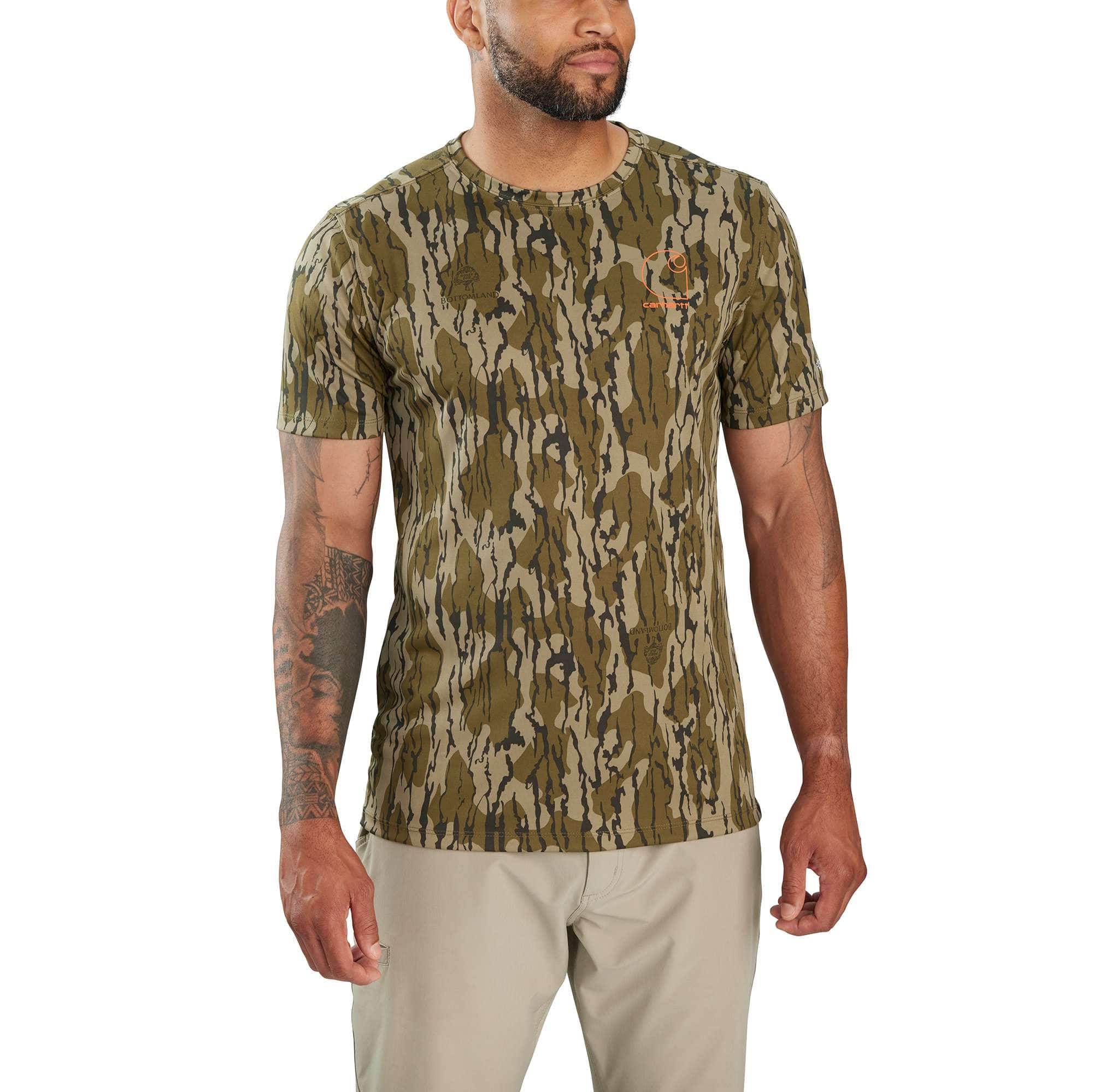 Men's force sun defender upf 50+ camo t-shirt - sun protection shirts