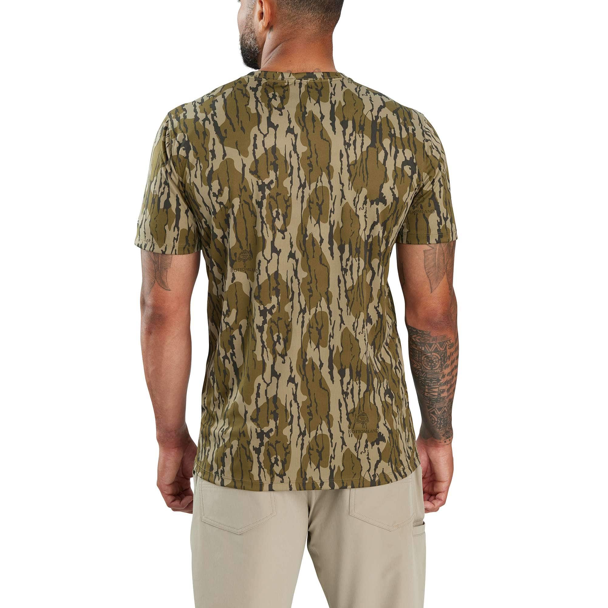Men's force sun defender upf 50+ camo t-shirt - sun protection shirts