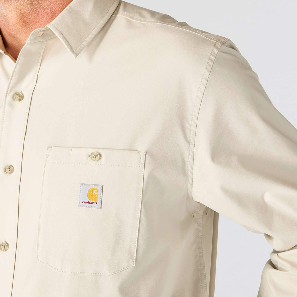 Men's force sun defender™ woven relaxed fit long sleeve shirt - sun protection shirts