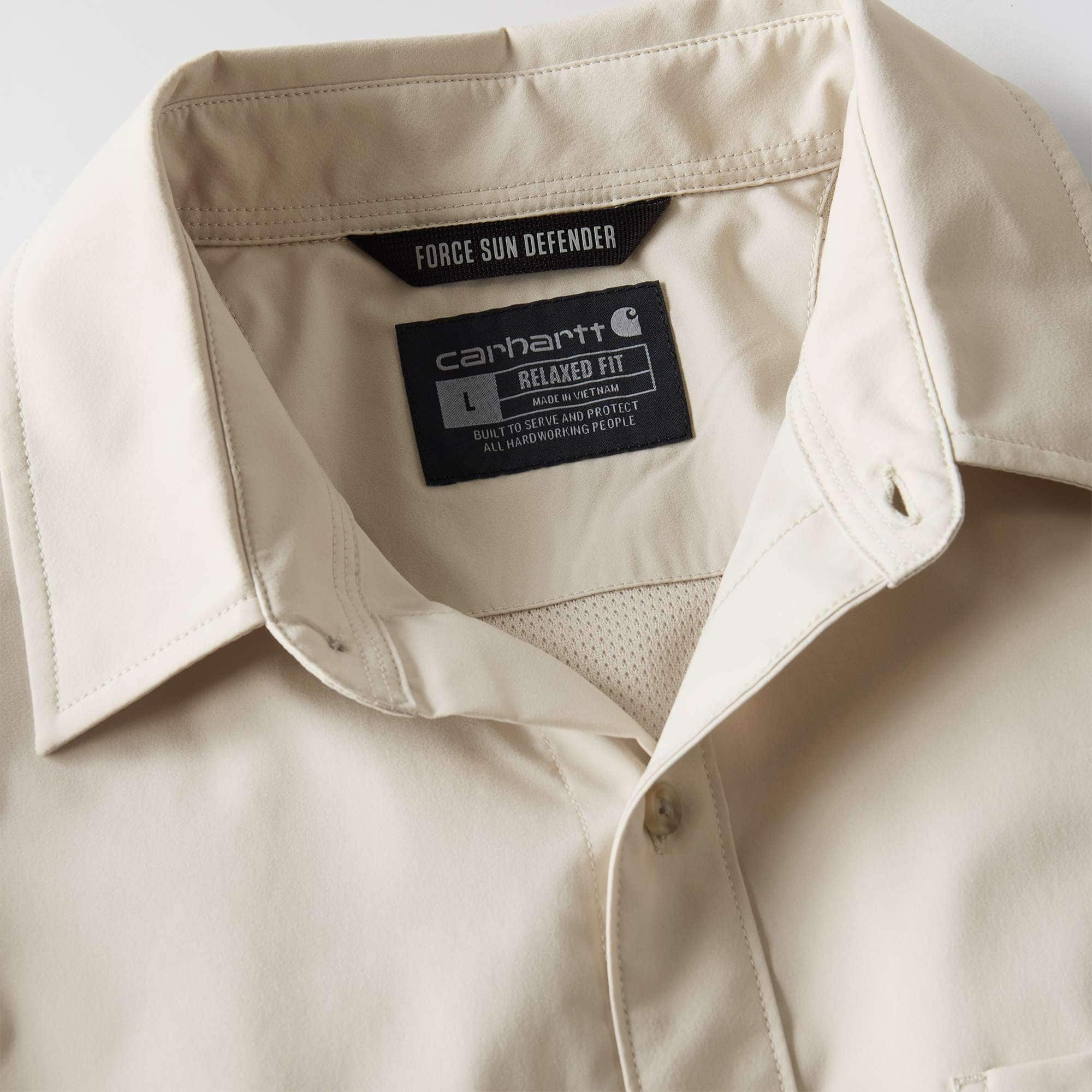 Men's force sun defender™ woven relaxed fit long sleeve shirt - sun protection shirts