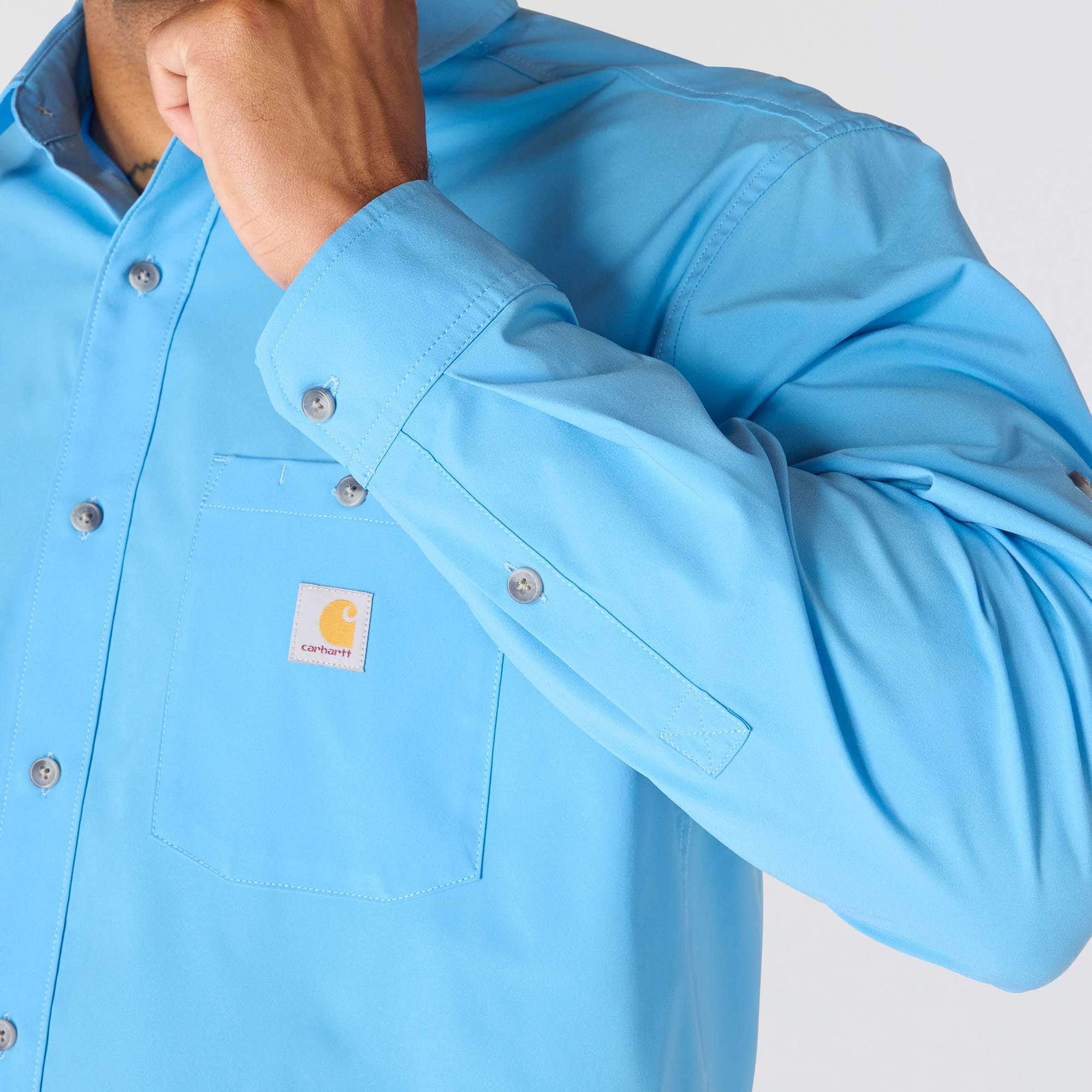Men's force sun defender™ woven relaxed fit long sleeve shirt - sun protection shirts