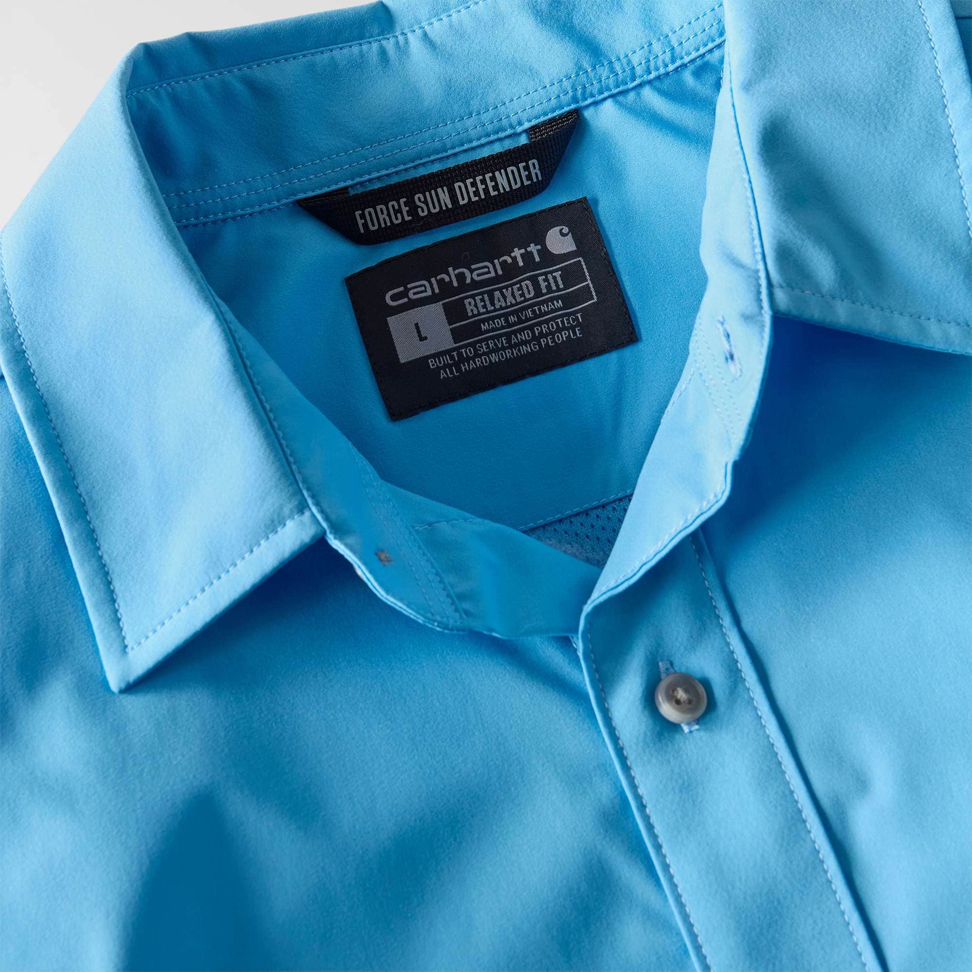 Men's force sun defender™ woven relaxed fit long sleeve shirt - sun protection shirts