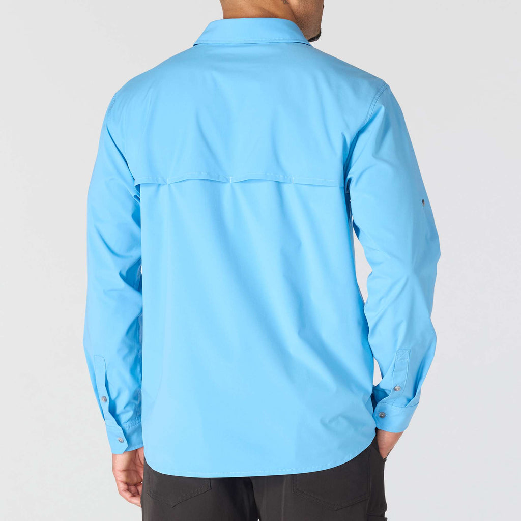 Men's force sun defender™ woven relaxed fit long sleeve shirt - sun protection shirts