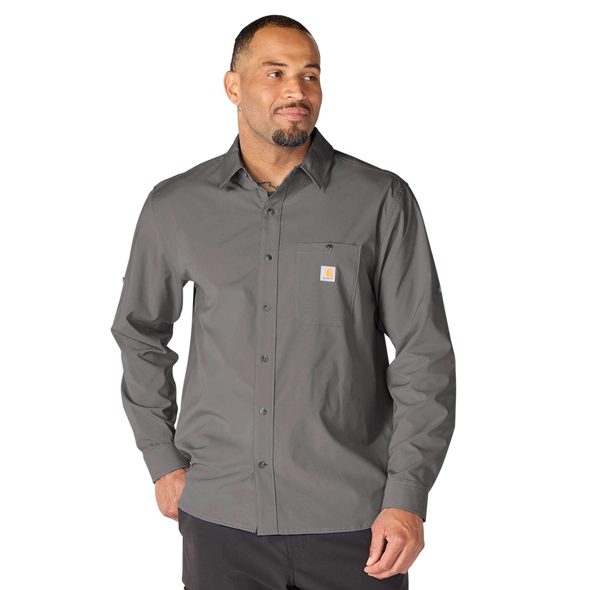 Men's force sun defender™ woven relaxed fit long sleeve shirt - sun protection shirts