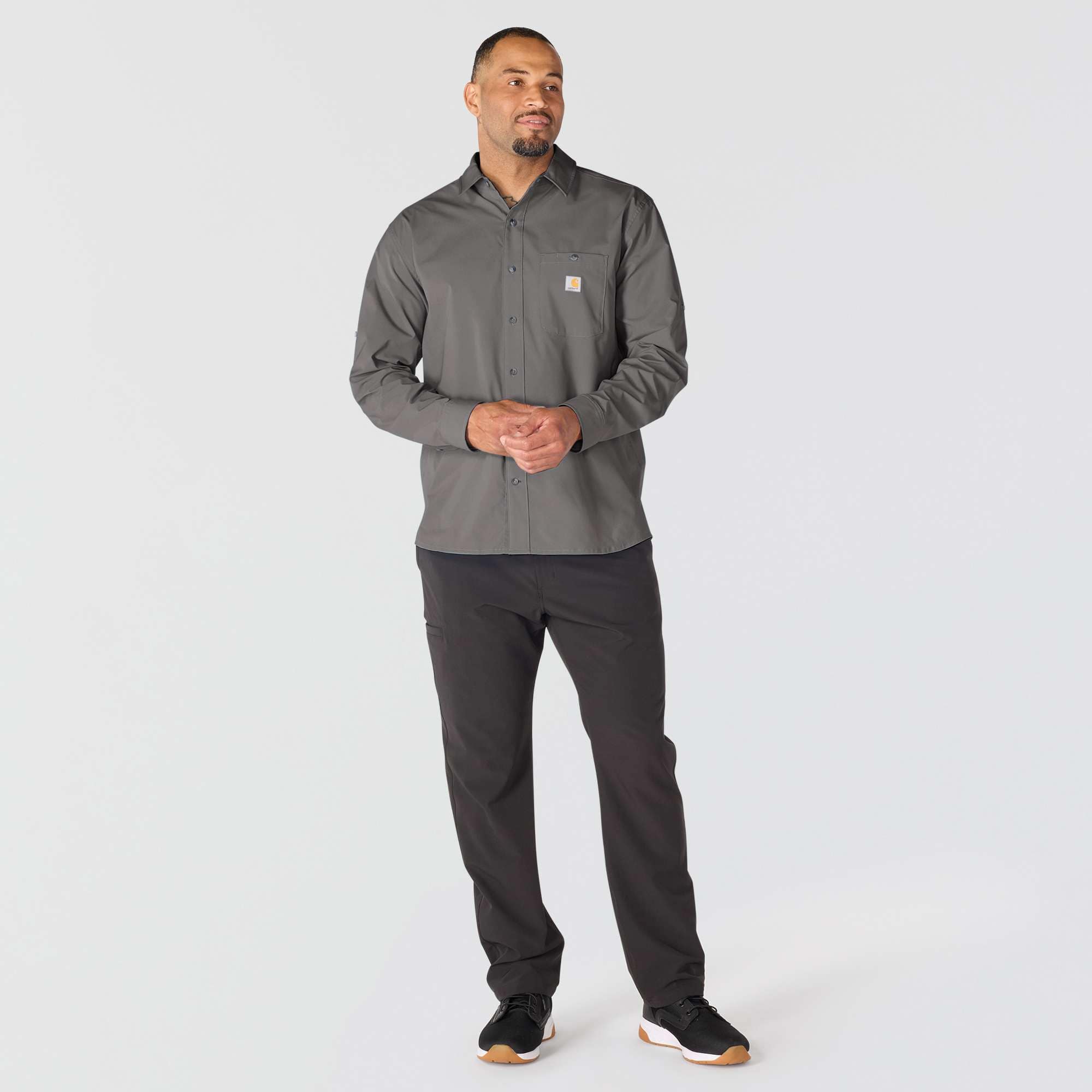 Men's force sun defender™ woven relaxed fit long sleeve shirt - sun protection shirts